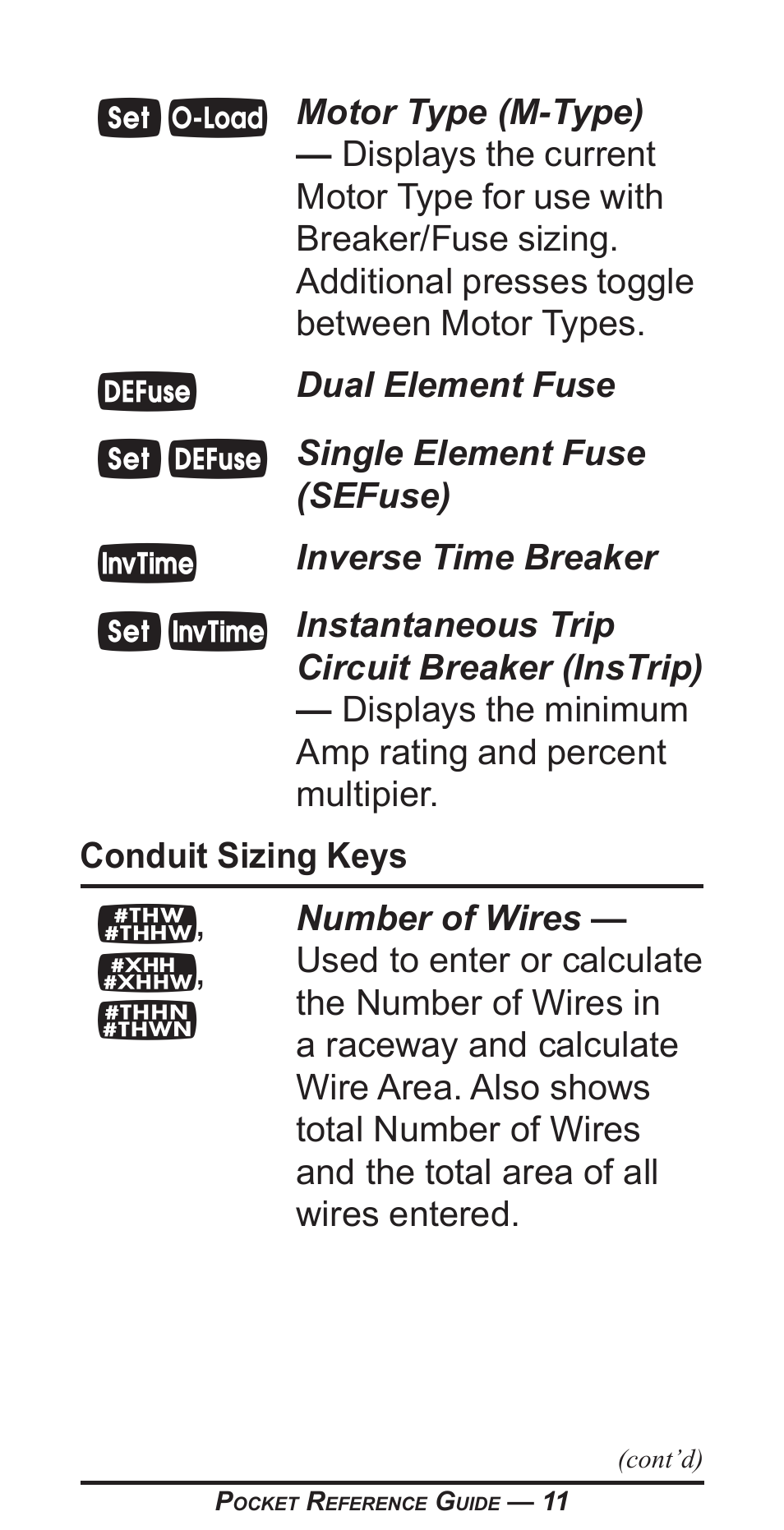 Calculated Industries 5070-B Pocket Reference Guide User Manual | Page 12 / 46