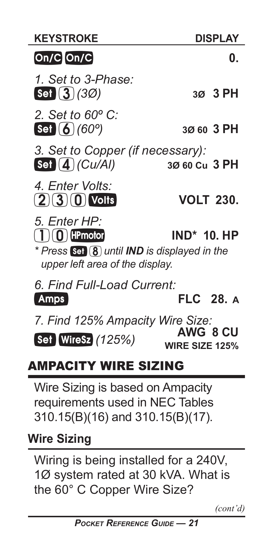 Calculated Industries 5070-B Pocket Reference Guide User Manual | Page 22 / 46