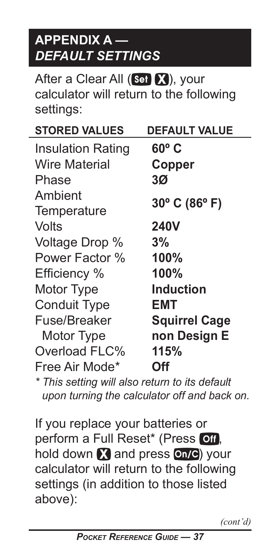 Calculated Industries 5070-B Pocket Reference Guide User Manual | Page 38 / 46