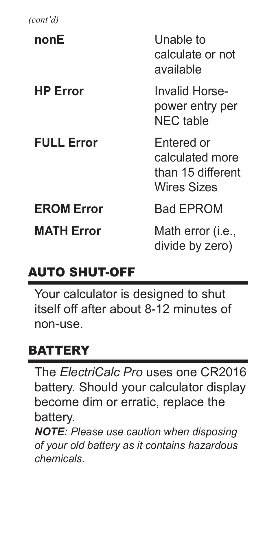Calculated Industries 5070-B Pocket Reference Guide User Manual | Page 41 / 46