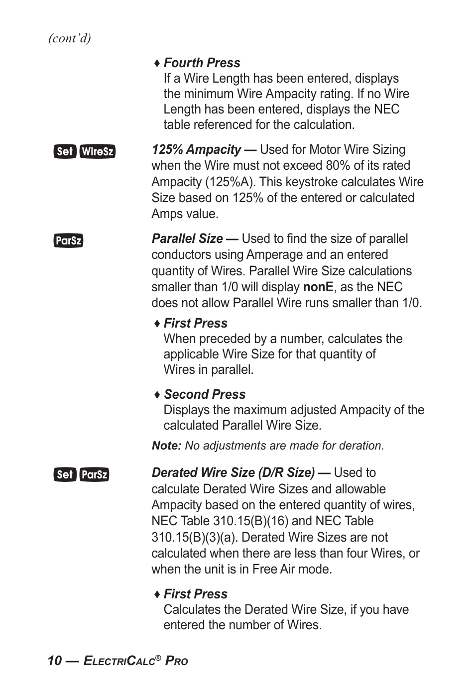 Calculated Industries 5070-A User Guide User Manual | Page 11 / 66