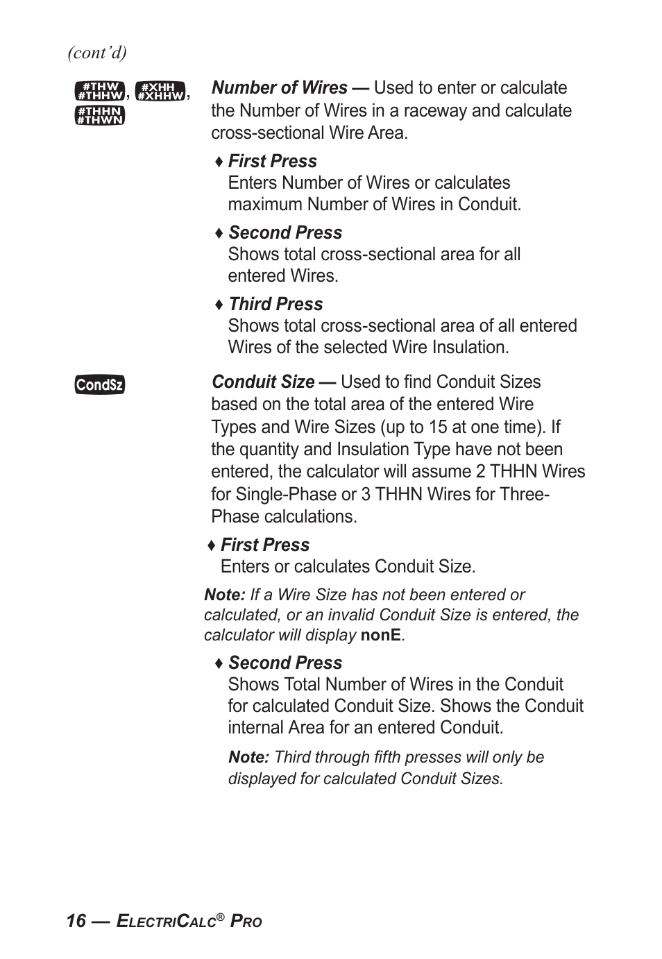 Calculated Industries 5070-A User Guide User Manual | Page 17 / 66