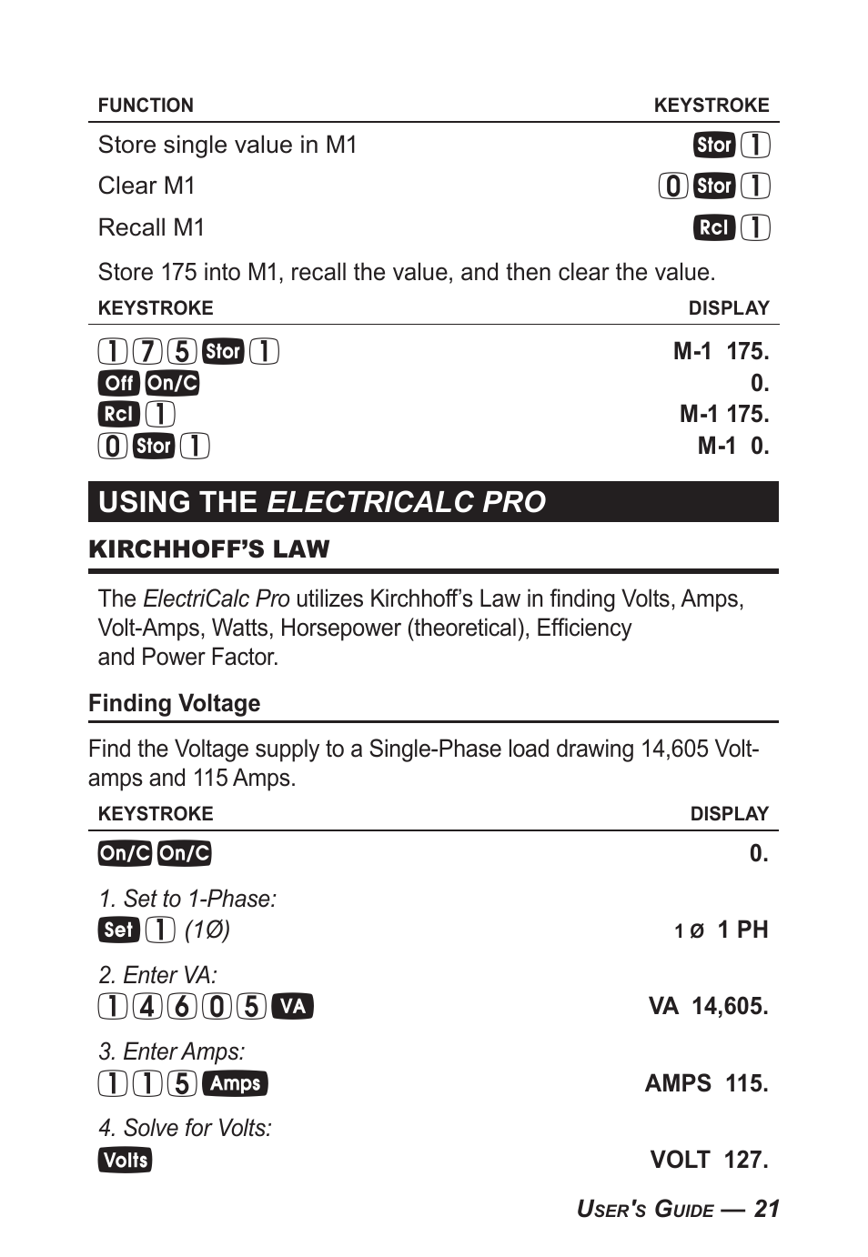 Using the electricalc pro | Calculated Industries 5070-A User Guide User Manual | Page 22 / 66