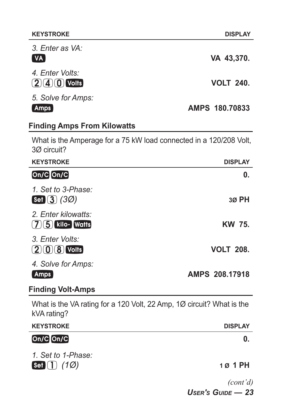 Calculated Industries 5070-A User Guide User Manual | Page 24 / 66