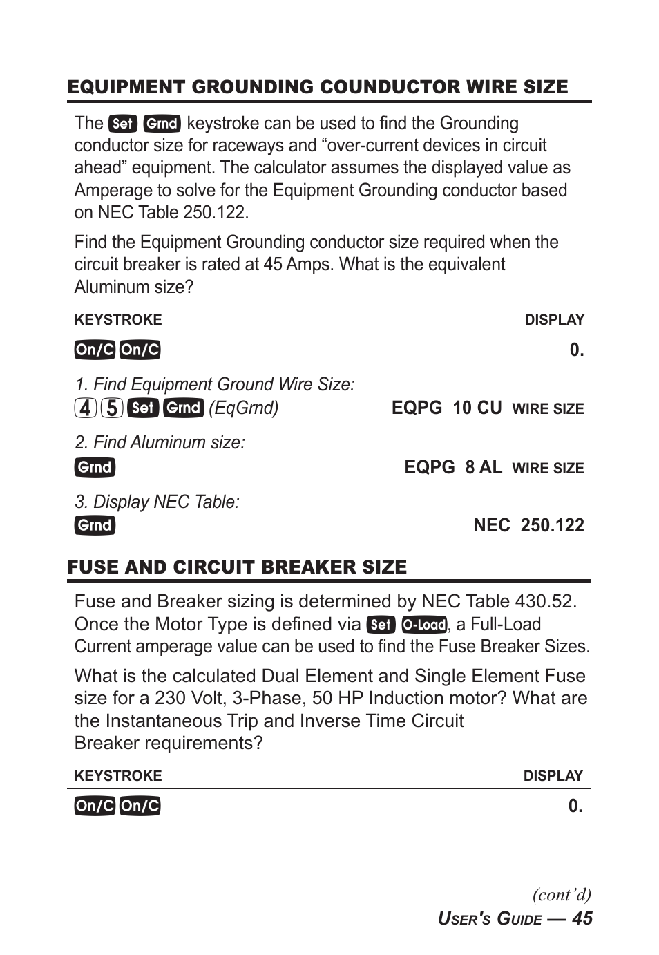 Calculated Industries 5070-A User Guide User Manual | Page 46 / 66