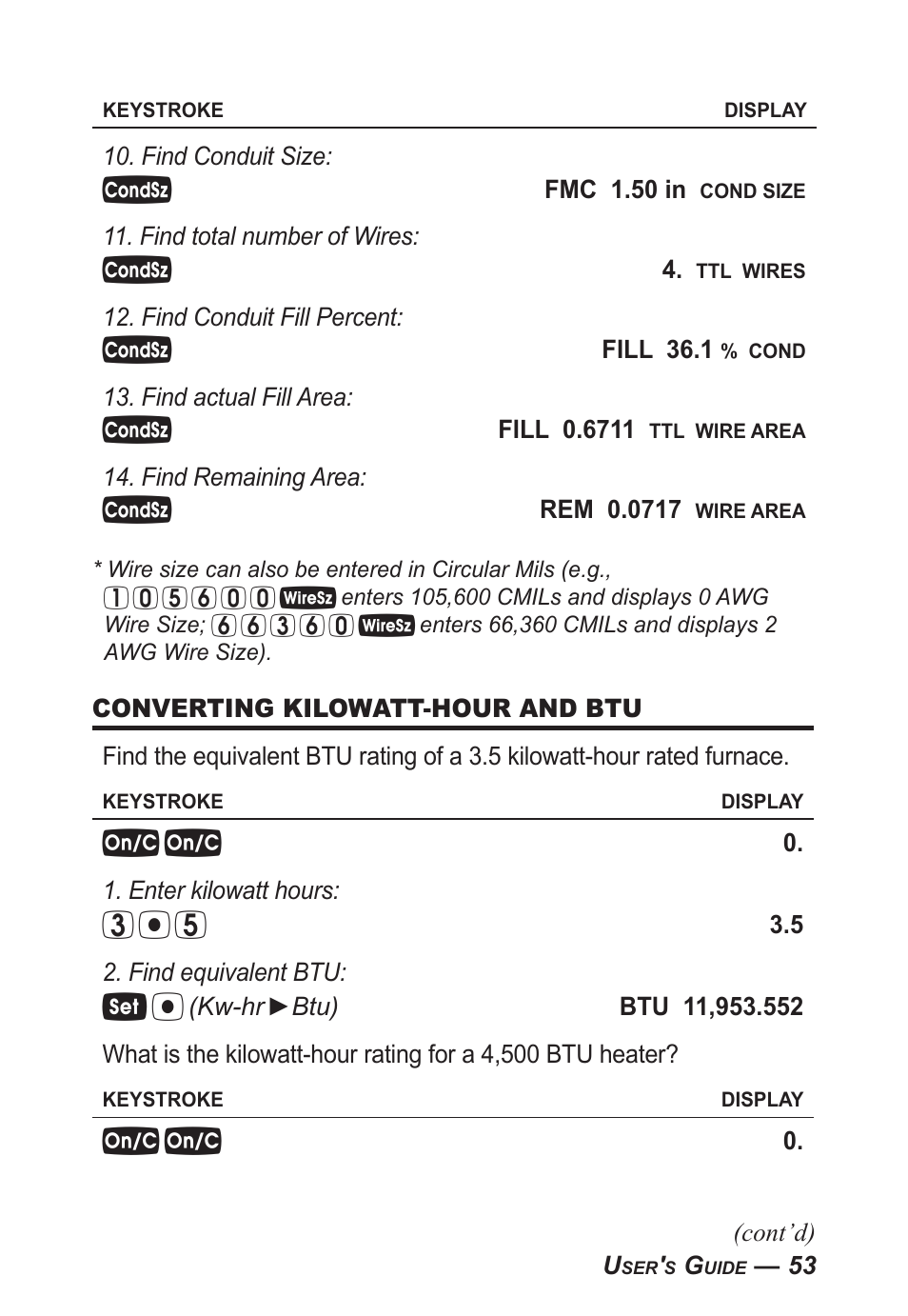 Calculated Industries 5070-A User Guide User Manual | Page 54 / 66