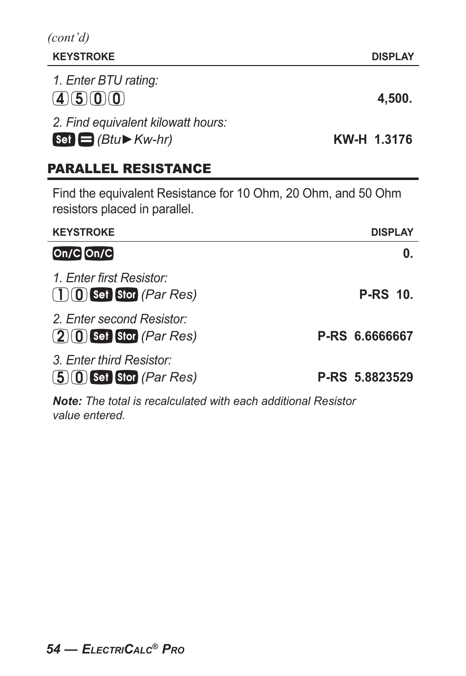 Calculated Industries 5070-A User Guide User Manual | Page 55 / 66