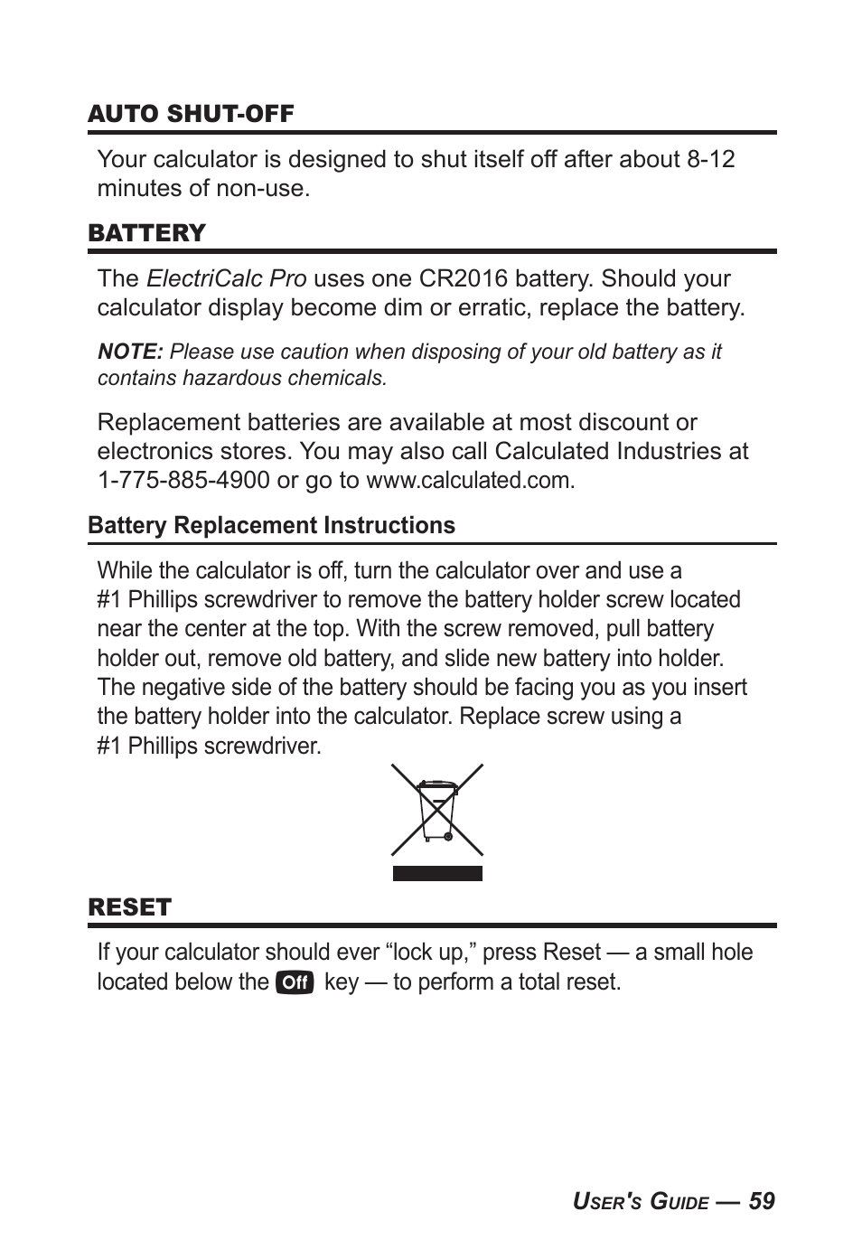 Calculated Industries 5070-A User Guide User Manual | Page 60 / 66