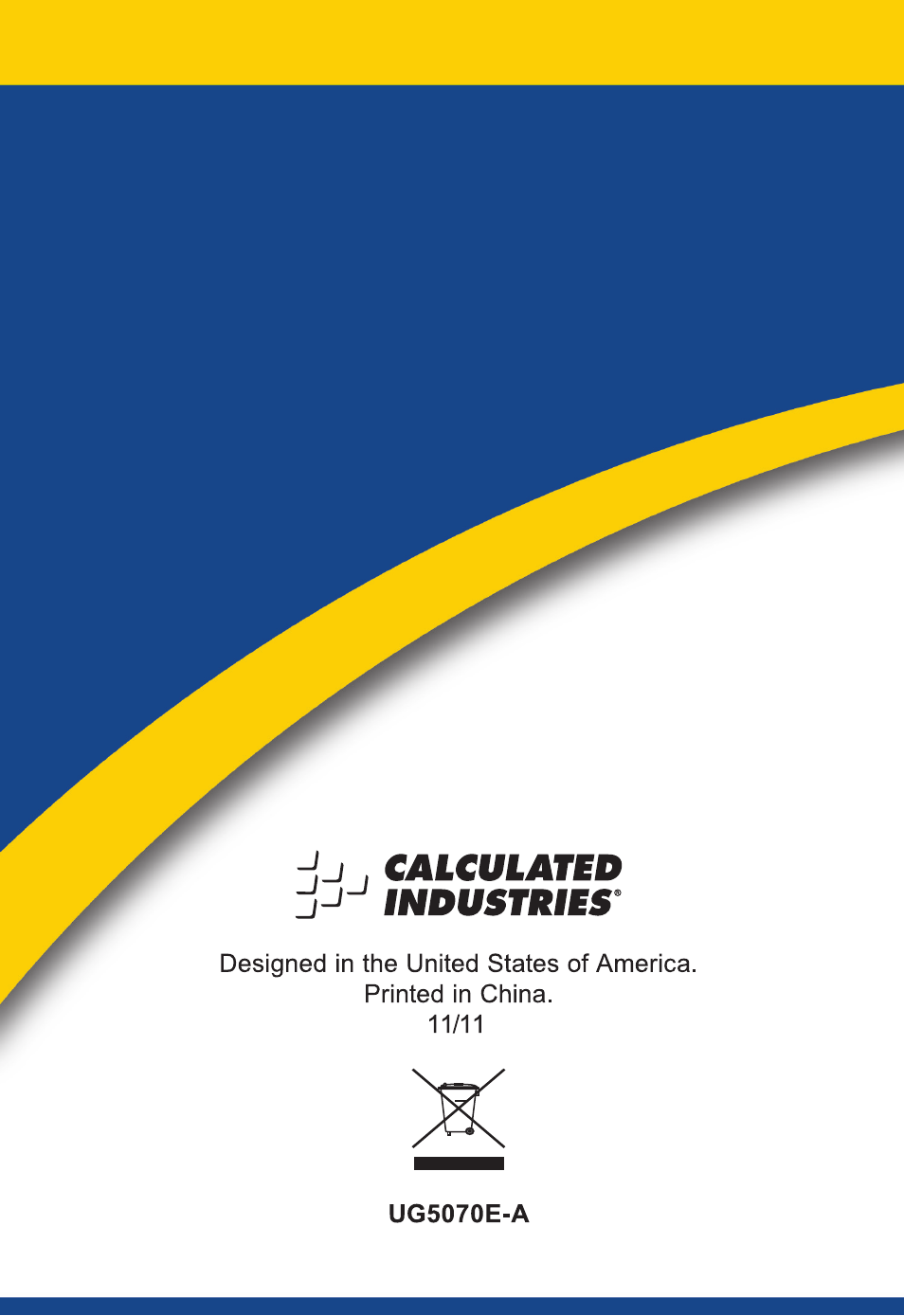 Calculated Industries 5070-A User Guide User Manual | Page 66 / 66
