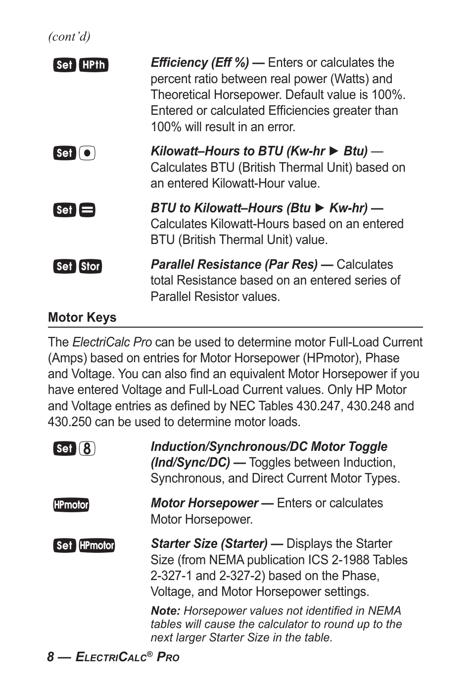 Calculated Industries 5070-A User Guide User Manual | Page 9 / 66