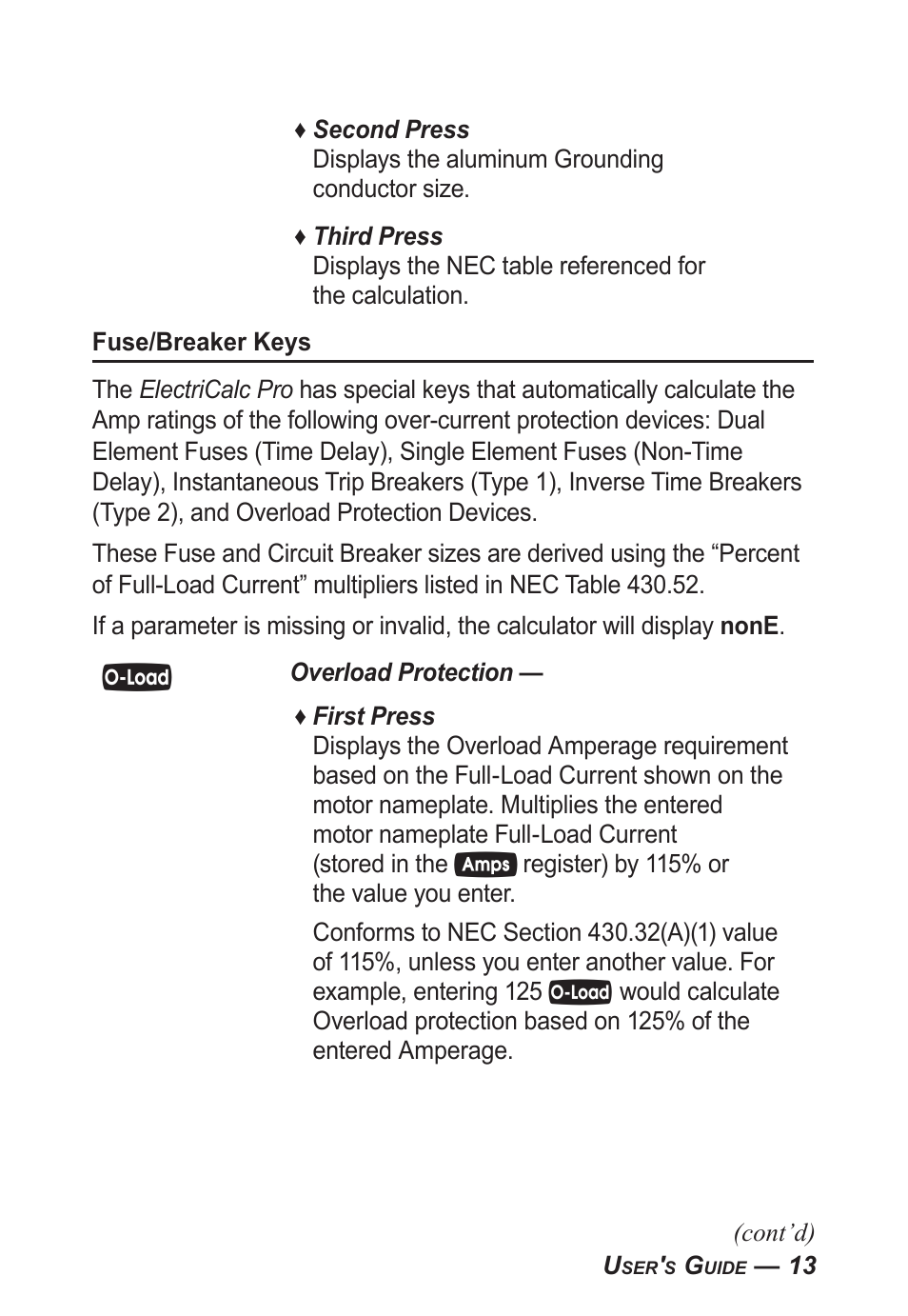 Calculated Industries 5070-B User Guide User Manual | Page 14 / 66