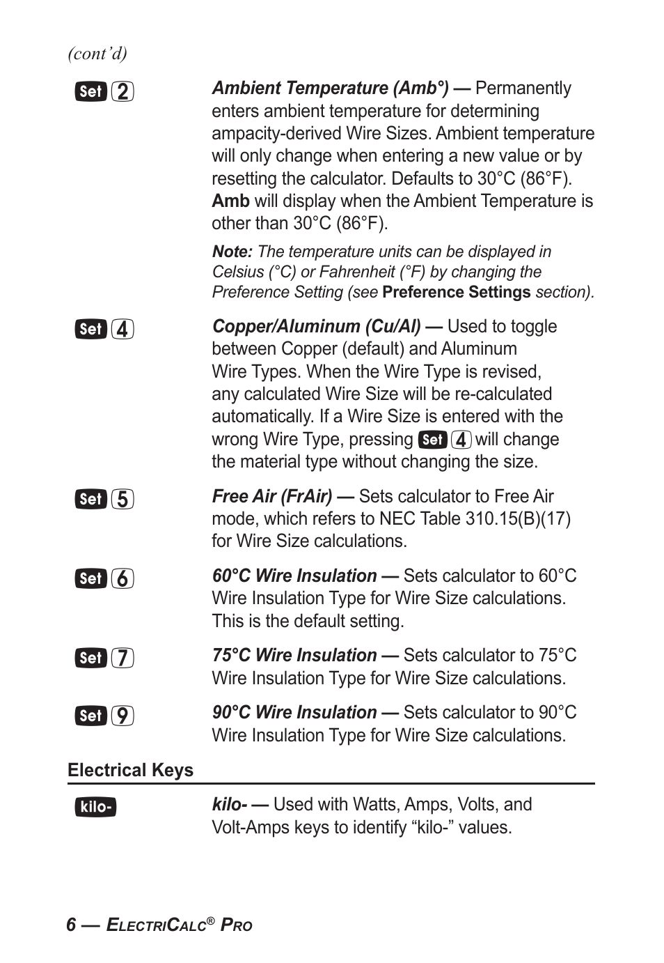 Calculated Industries 5070-B User Guide User Manual | Page 7 / 66