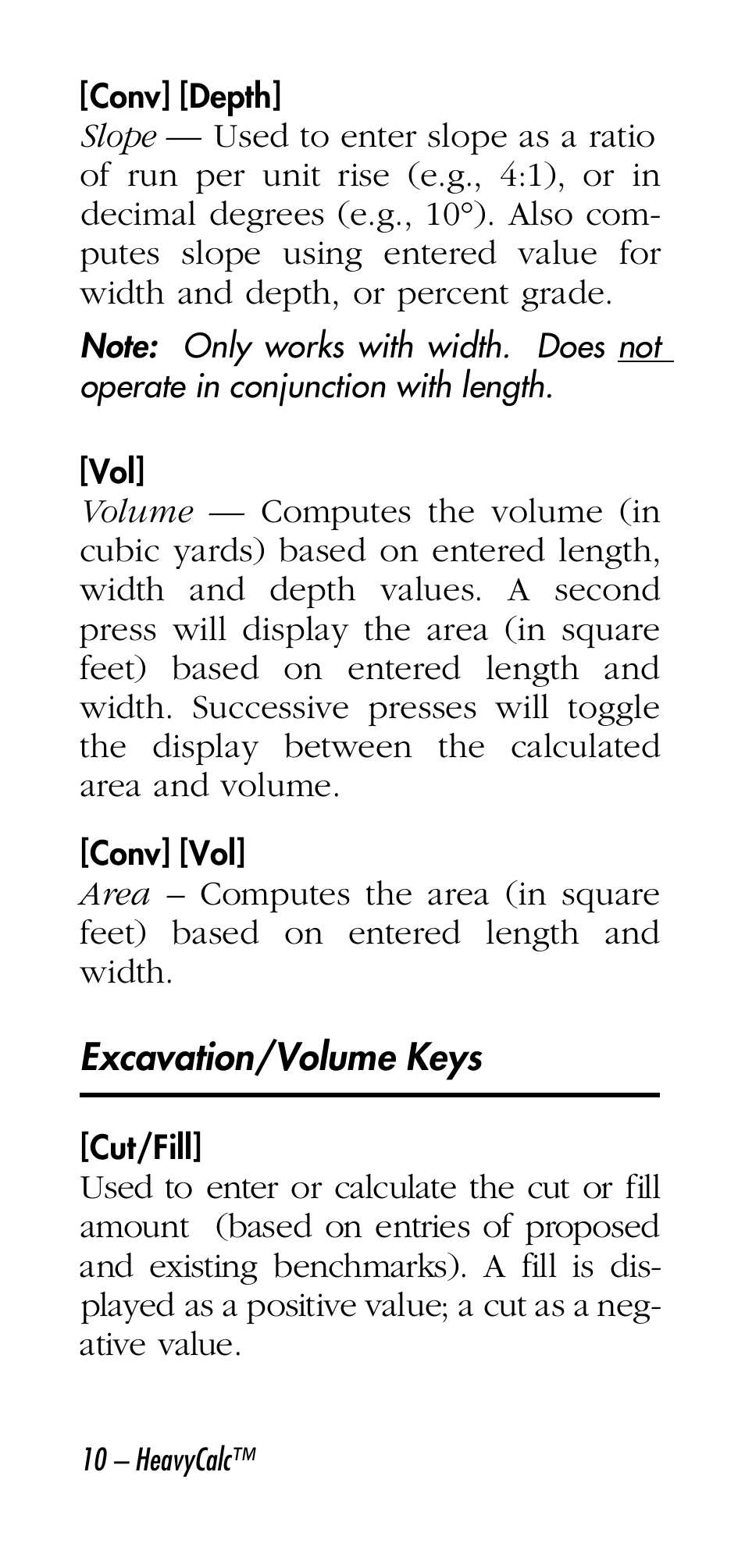 Calculated Industries 4315 User Manual | Page 10 / 56