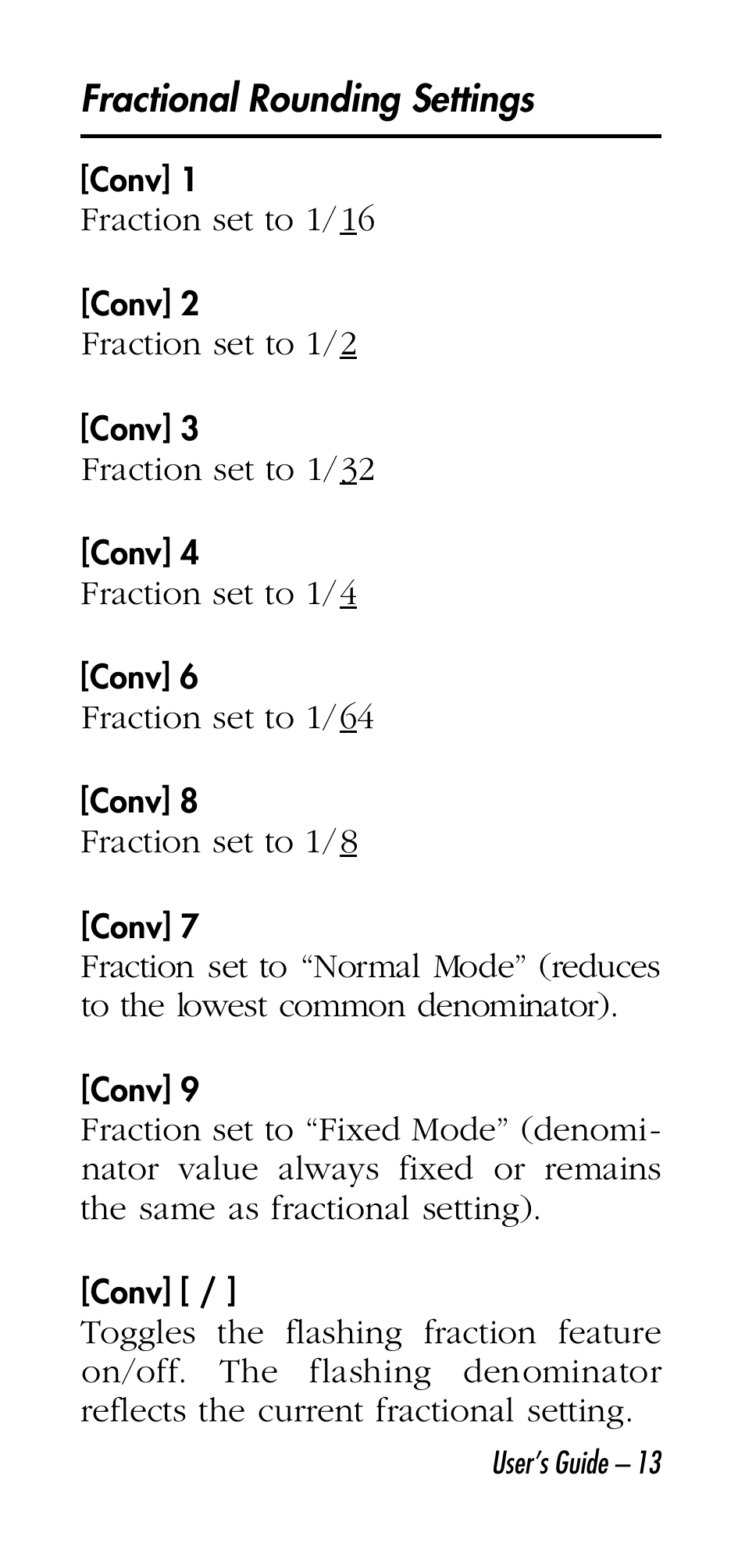 Calculated Industries 4315 User Manual | Page 13 / 56