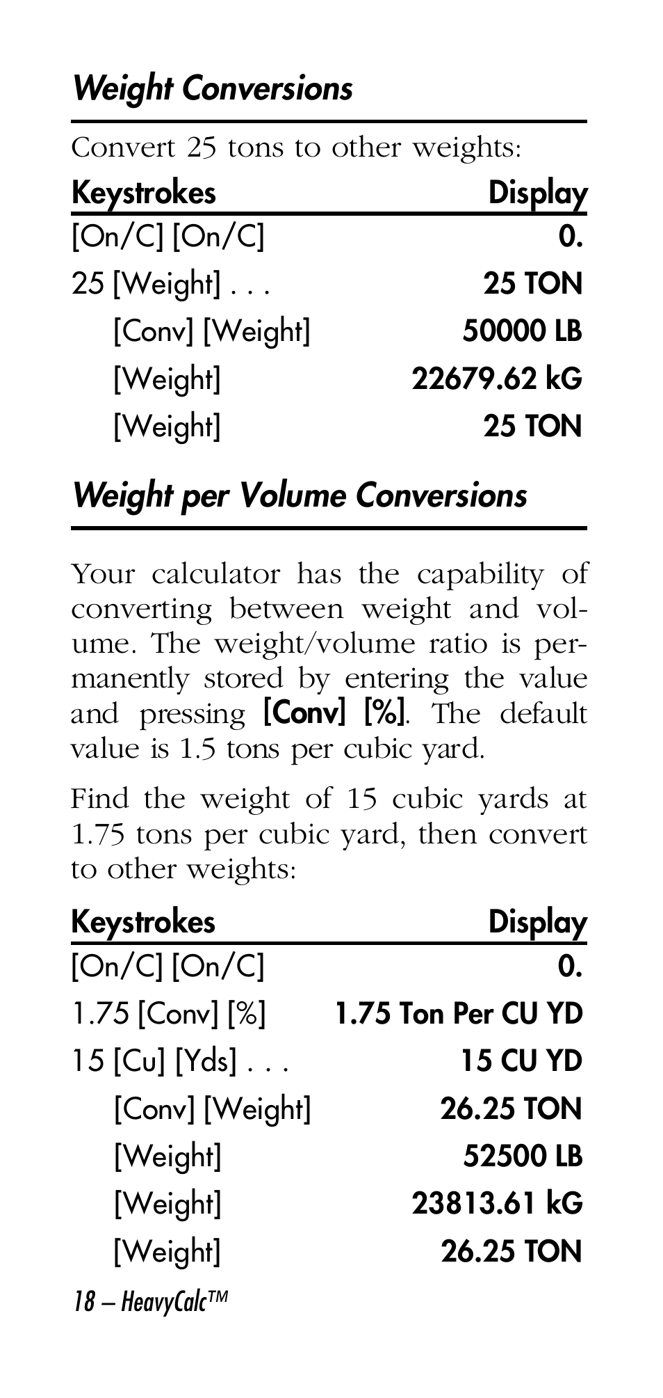 Calculated Industries 4315 User Manual | Page 18 / 56