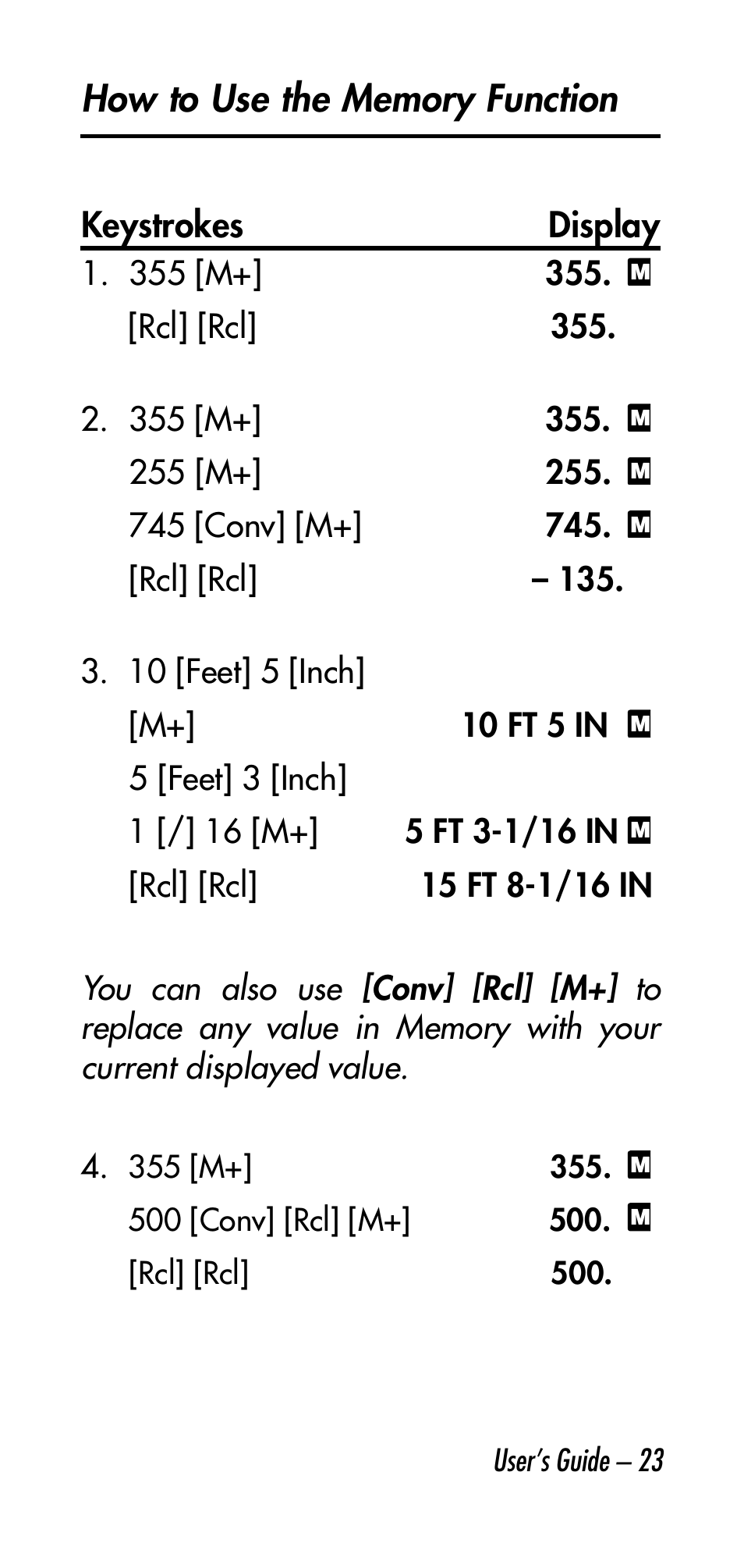 Calculated Industries 4315 User Manual | Page 23 / 56