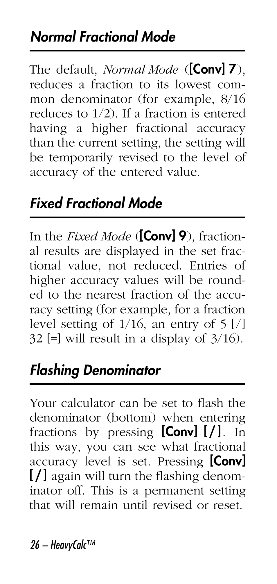 Calculated Industries 4315 User Manual | Page 26 / 56