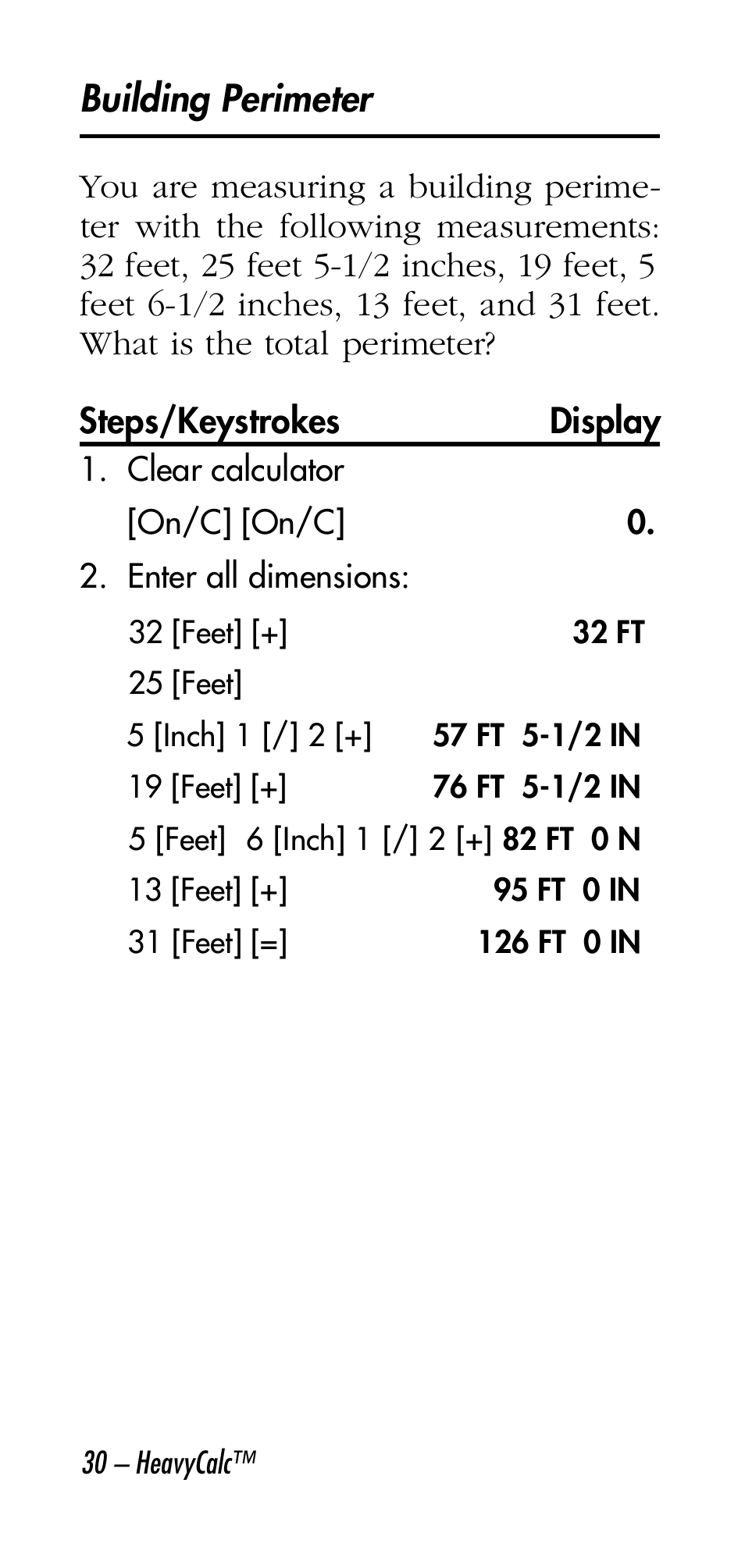 Calculated Industries 4315 User Manual | Page 30 / 56
