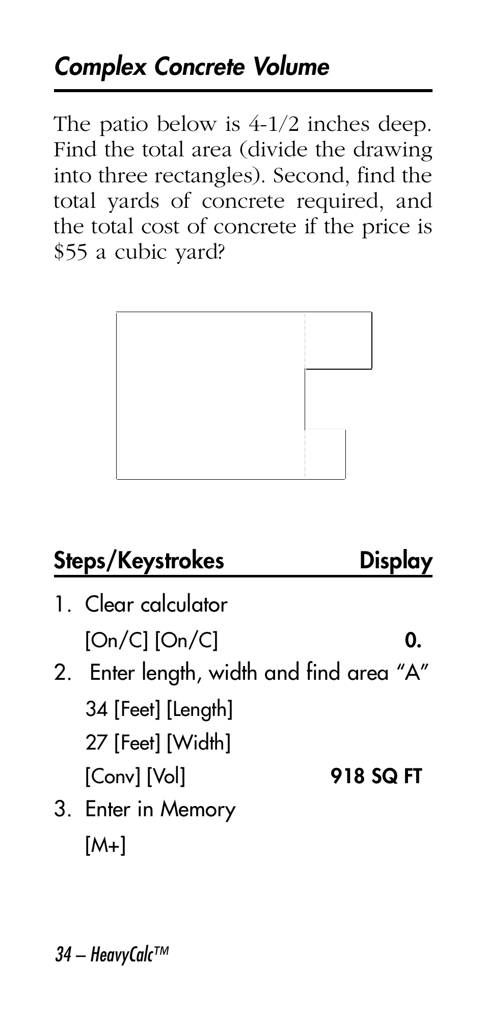 Ab c | Calculated Industries 4315 User Manual | Page 34 / 56