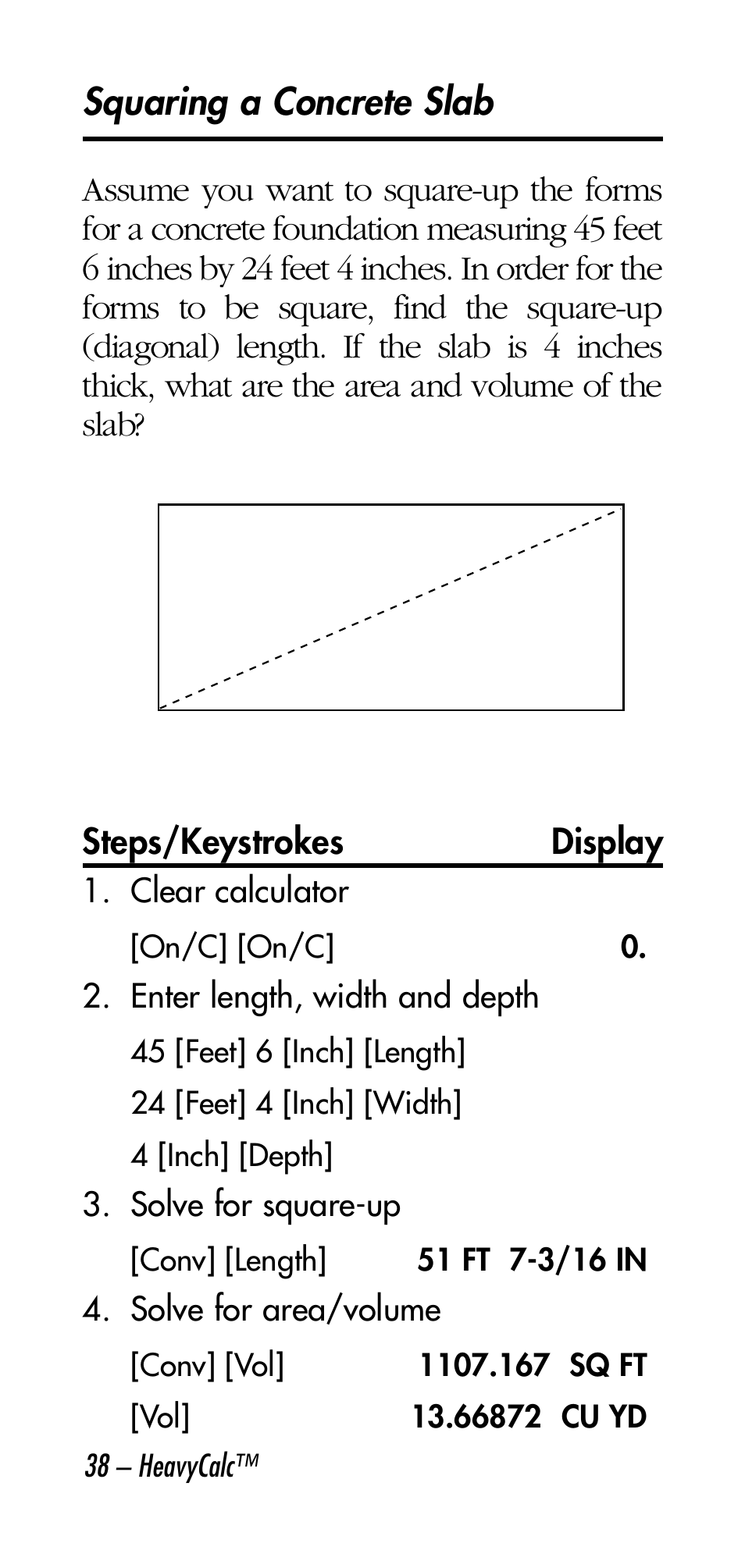 Calculated Industries 4315 User Manual | Page 38 / 56