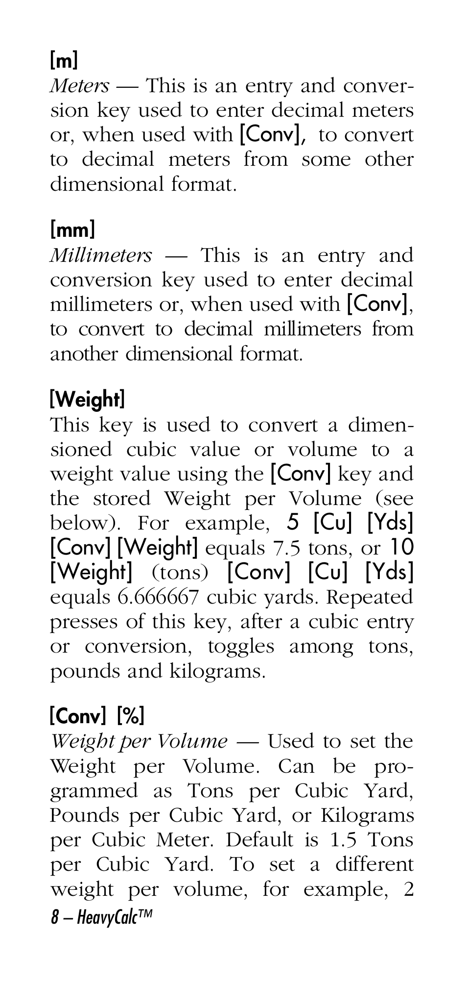 Calculated Industries 4315 User Manual | Page 8 / 56