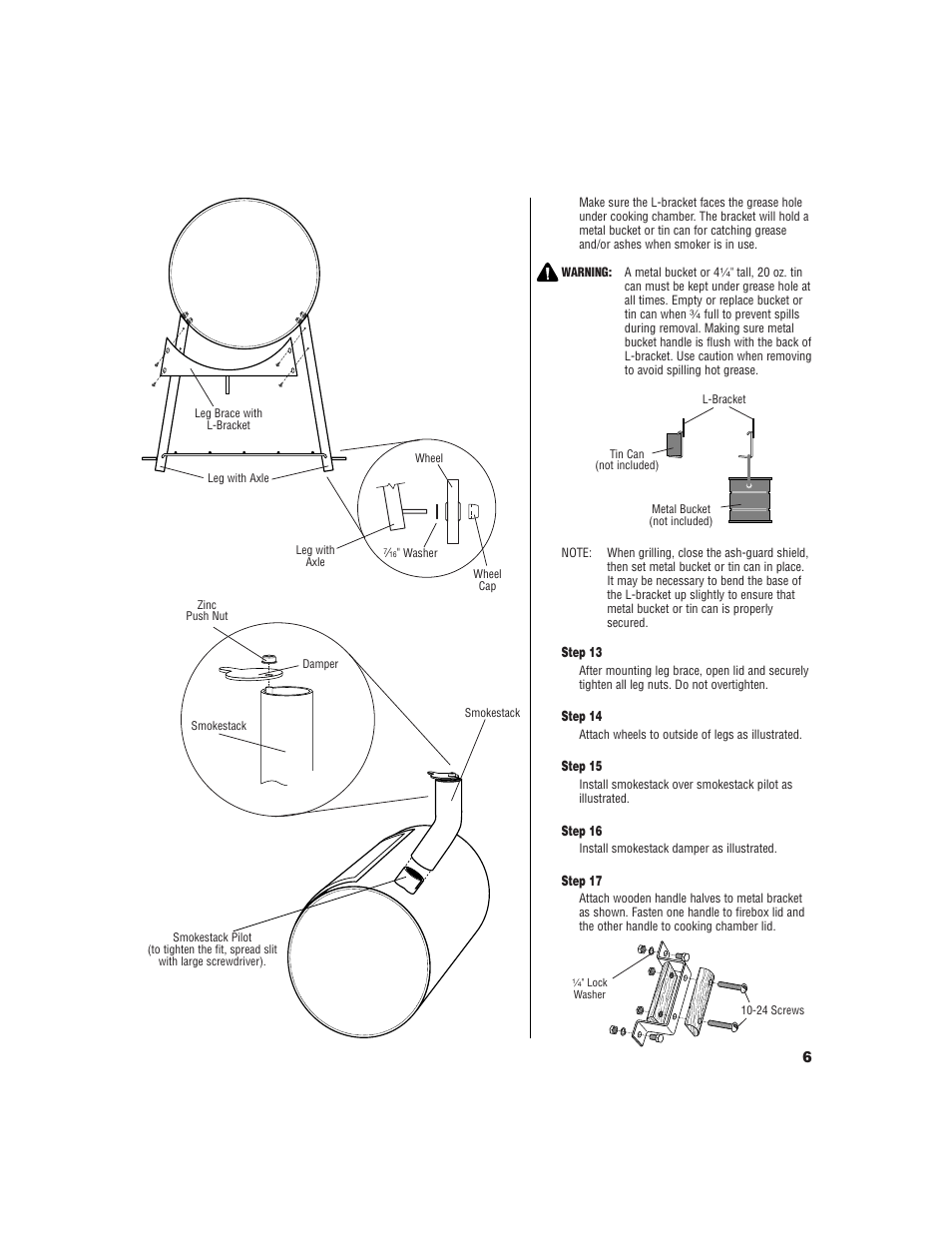 Brinkmann SMOKE 'N PIT User Manual | Page 7 / 20