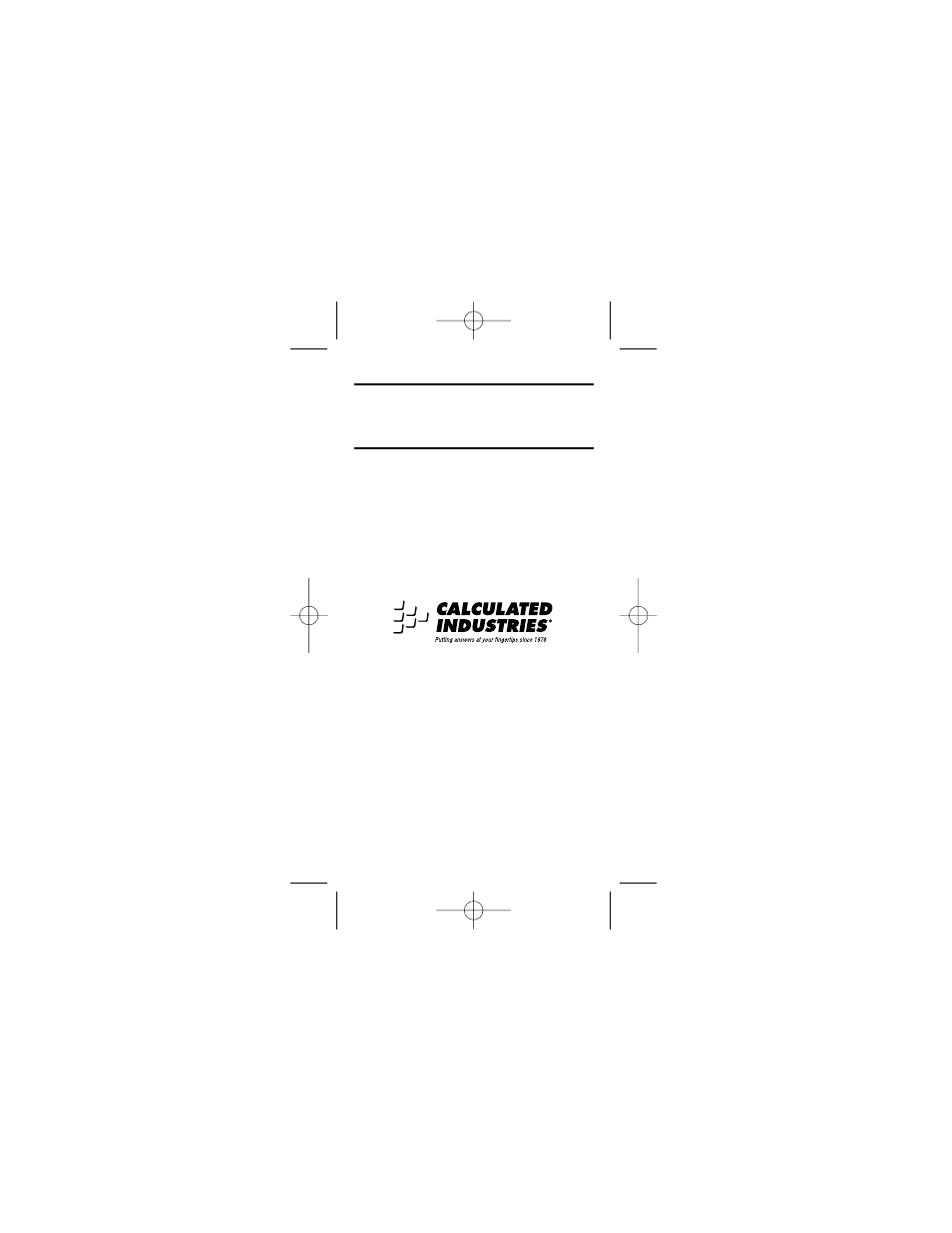 Calculated Industries 4320 User Manual | Page 51 / 51
