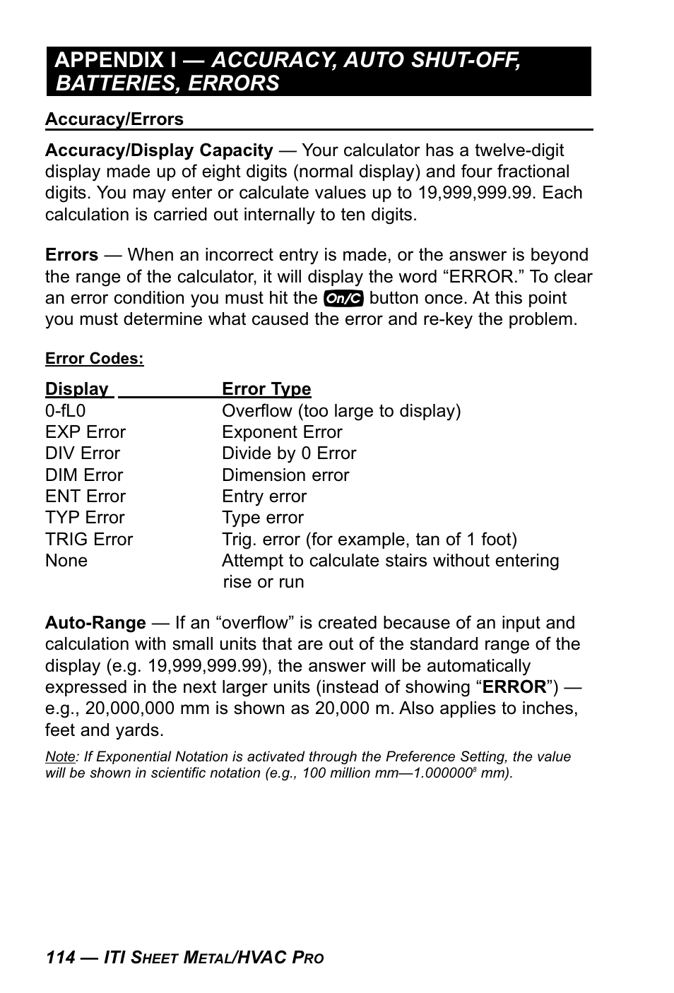 Calculated Industries 4090 User Manual | Page 115 / 123