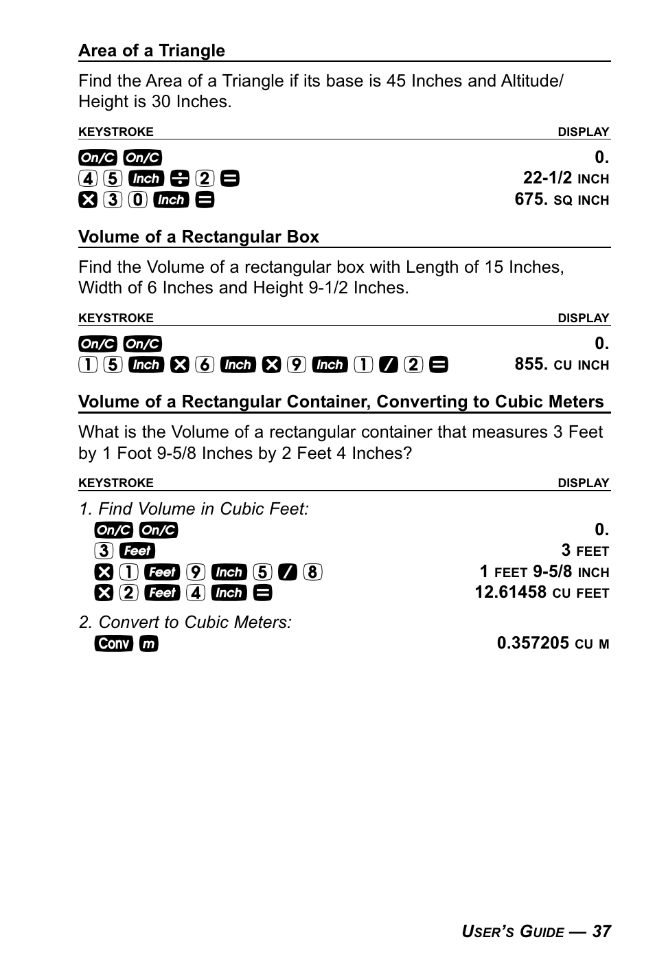 Calculated Industries 4090 User Manual | Page 38 / 123