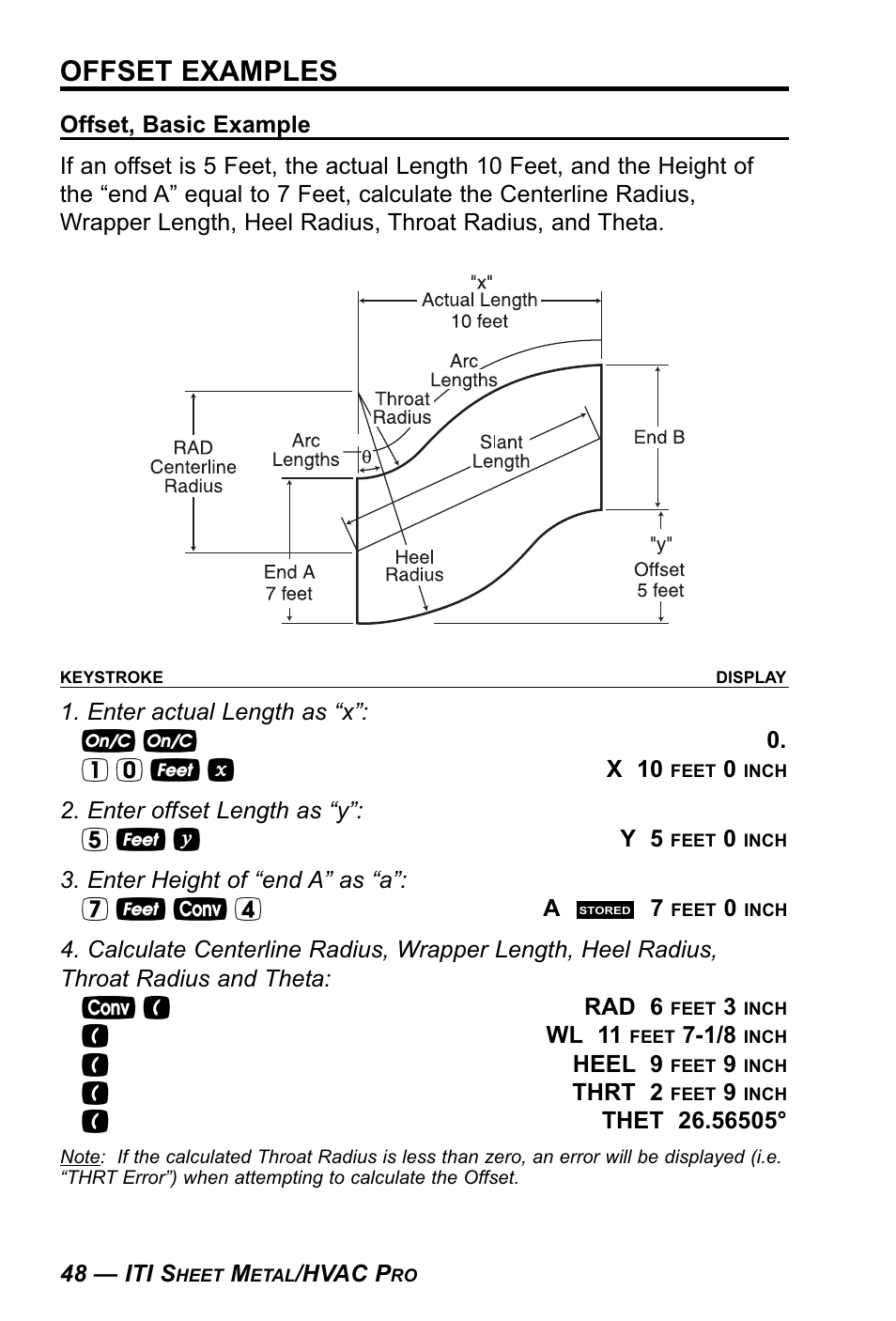 Offset examples | Calculated Industries 4090 User Manual | Page 49 / 123