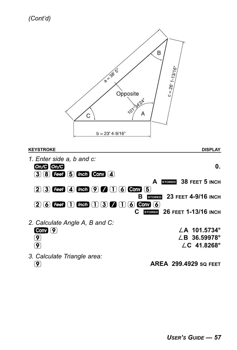 Calculated Industries 4090 User Manual | Page 58 / 123