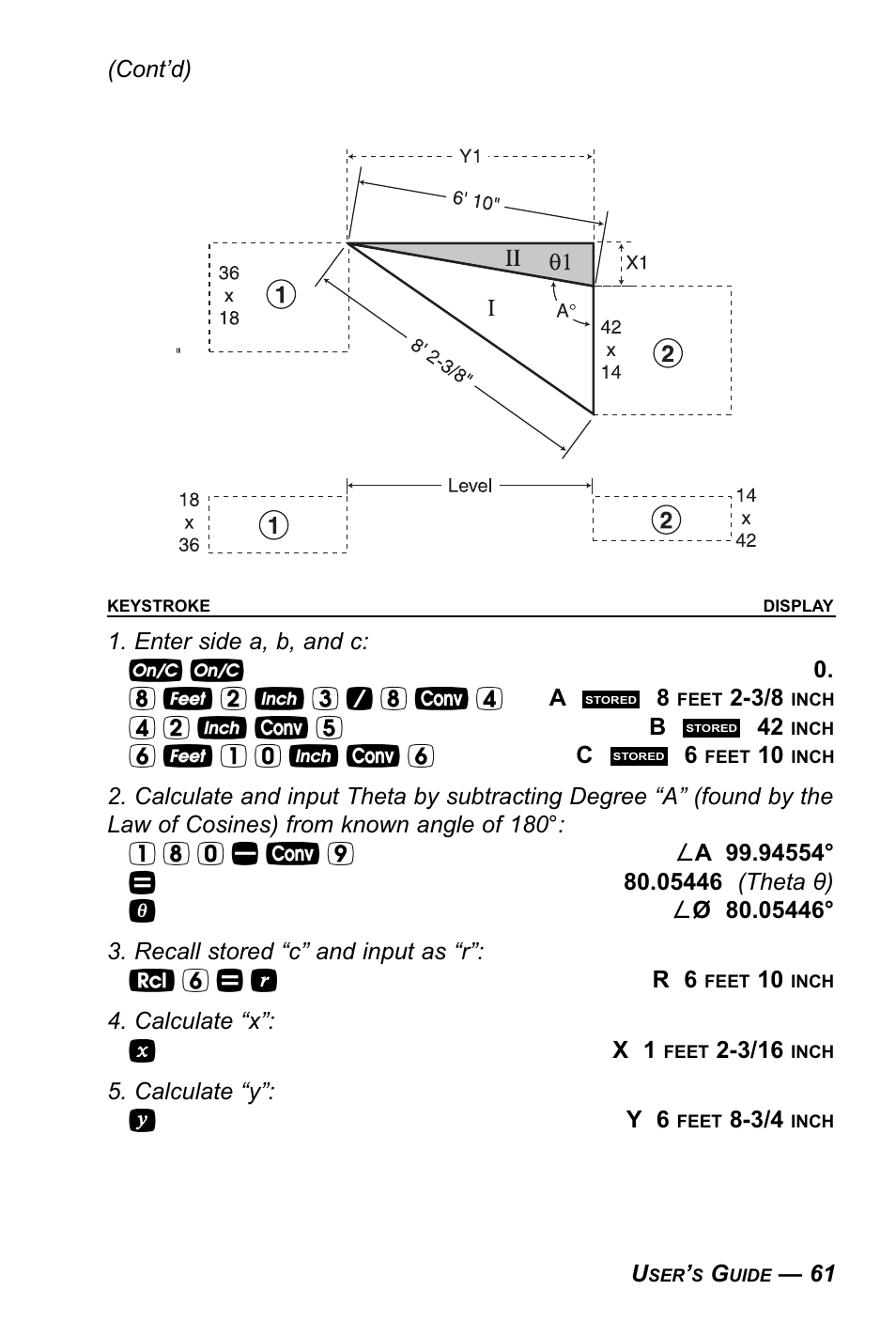 Calculated Industries 4090 User Manual | Page 62 / 123