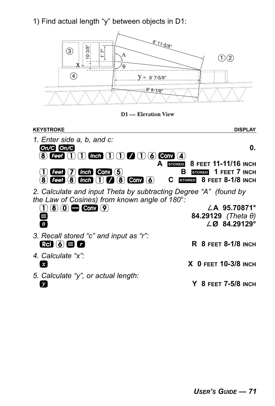 Calculated Industries 4090 User Manual | Page 72 / 123
