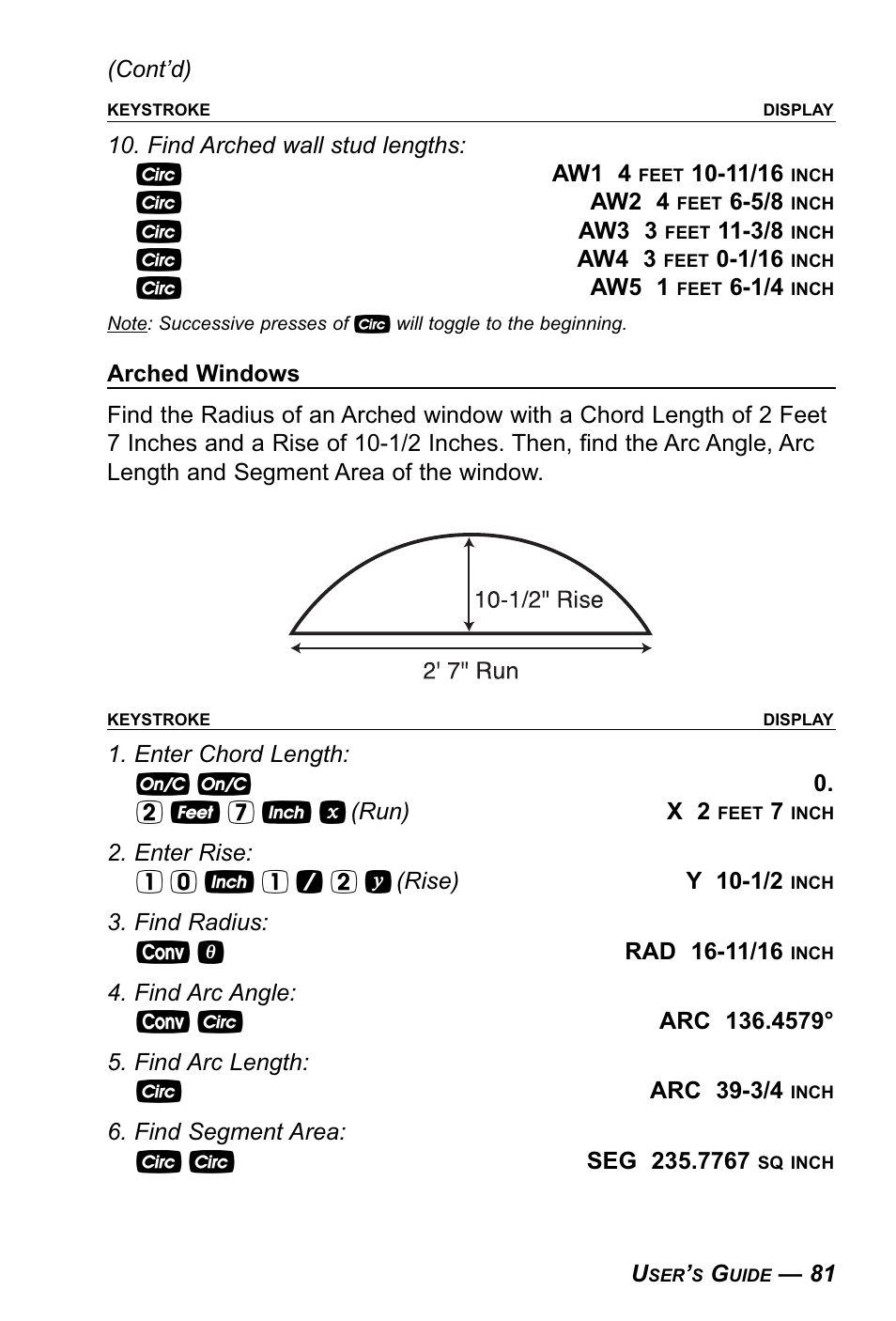 Calculated Industries 4090 User Manual | Page 82 / 123