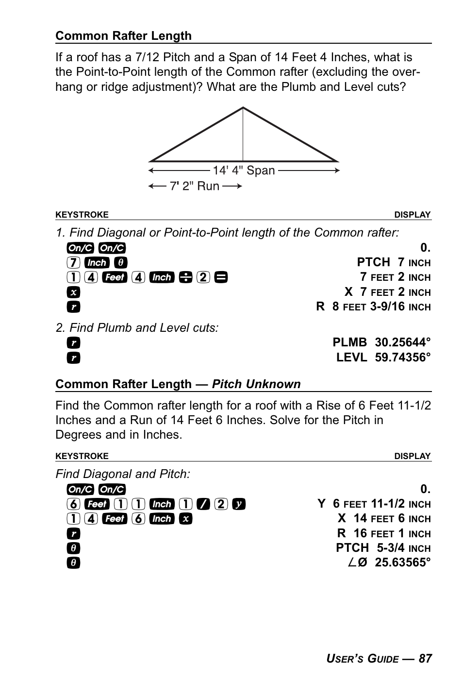 Calculated Industries 4090 User Manual | Page 88 / 123