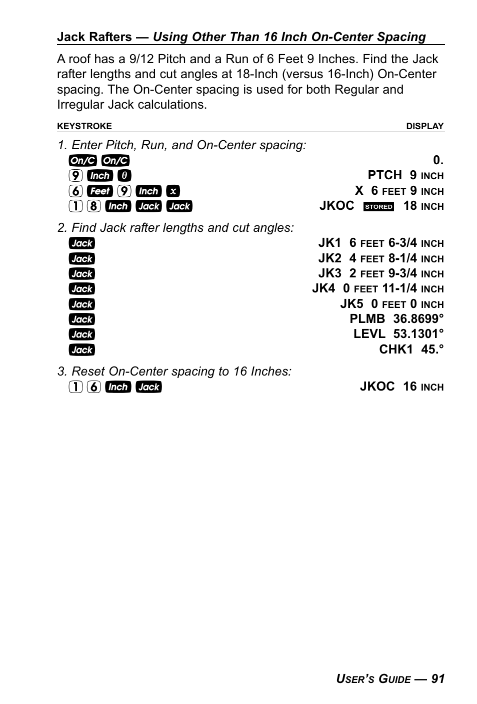 Calculated Industries 4090 User Manual | Page 92 / 123