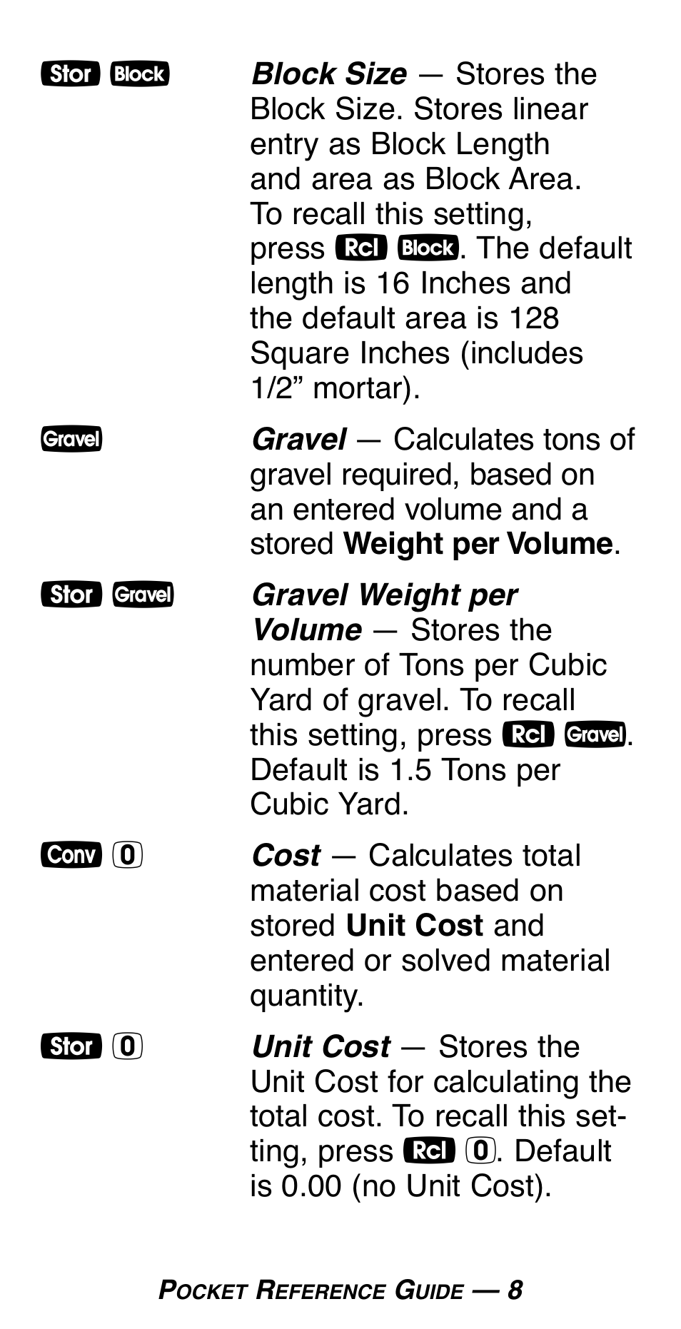 Calculated Industries 4019 User Manual | Page 12 / 40