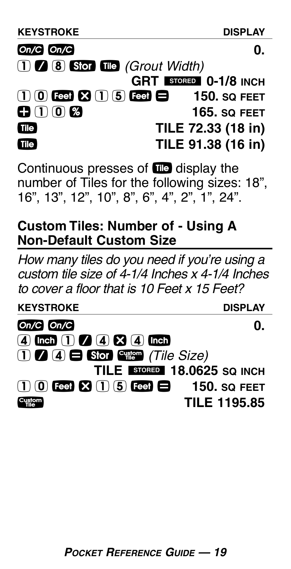 Calculated Industries 4019 User Manual | Page 23 / 40