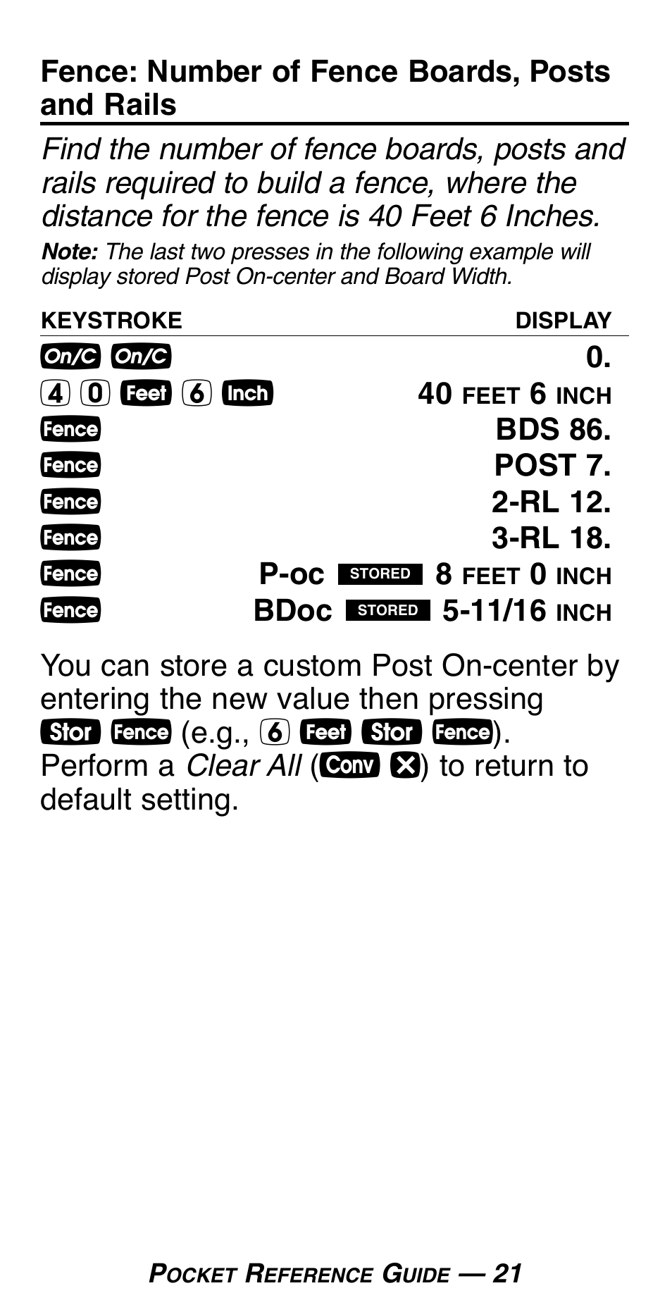 Calculated Industries 4019 User Manual | Page 25 / 40