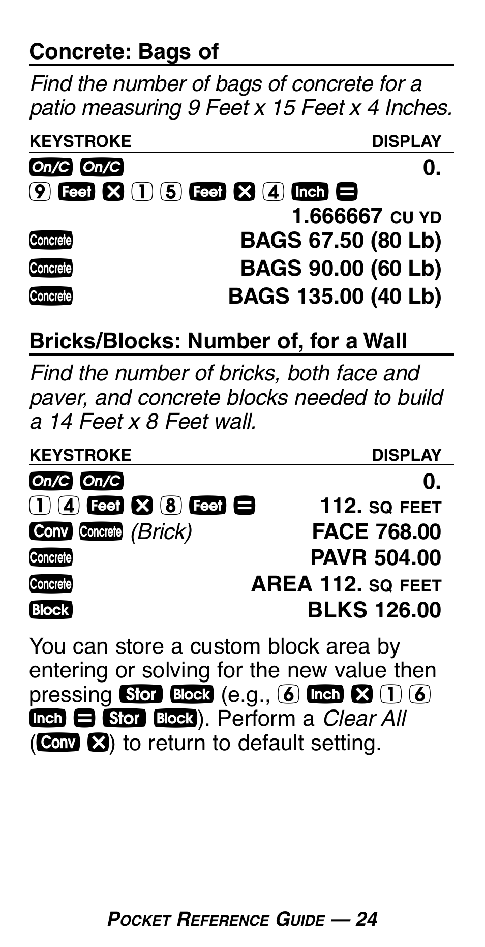 Calculated Industries 4019 User Manual | Page 28 / 40