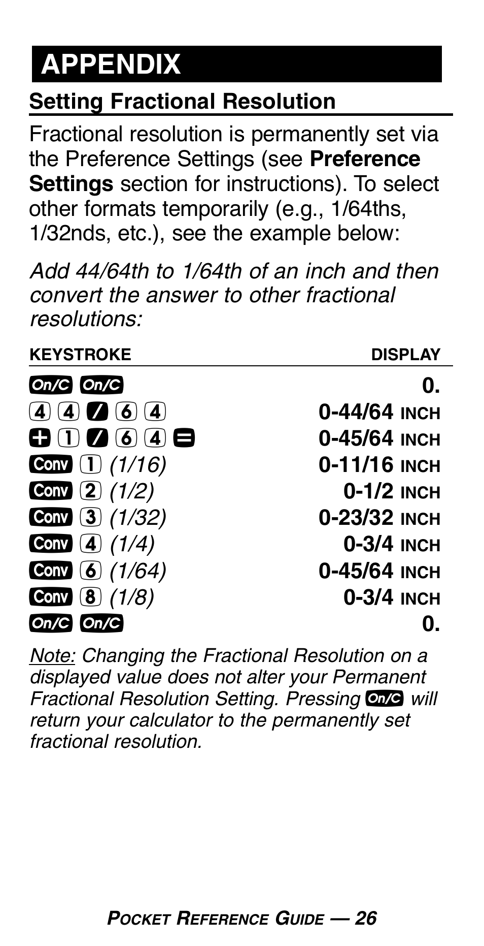 Appendix | Calculated Industries 4019 User Manual | Page 30 / 40