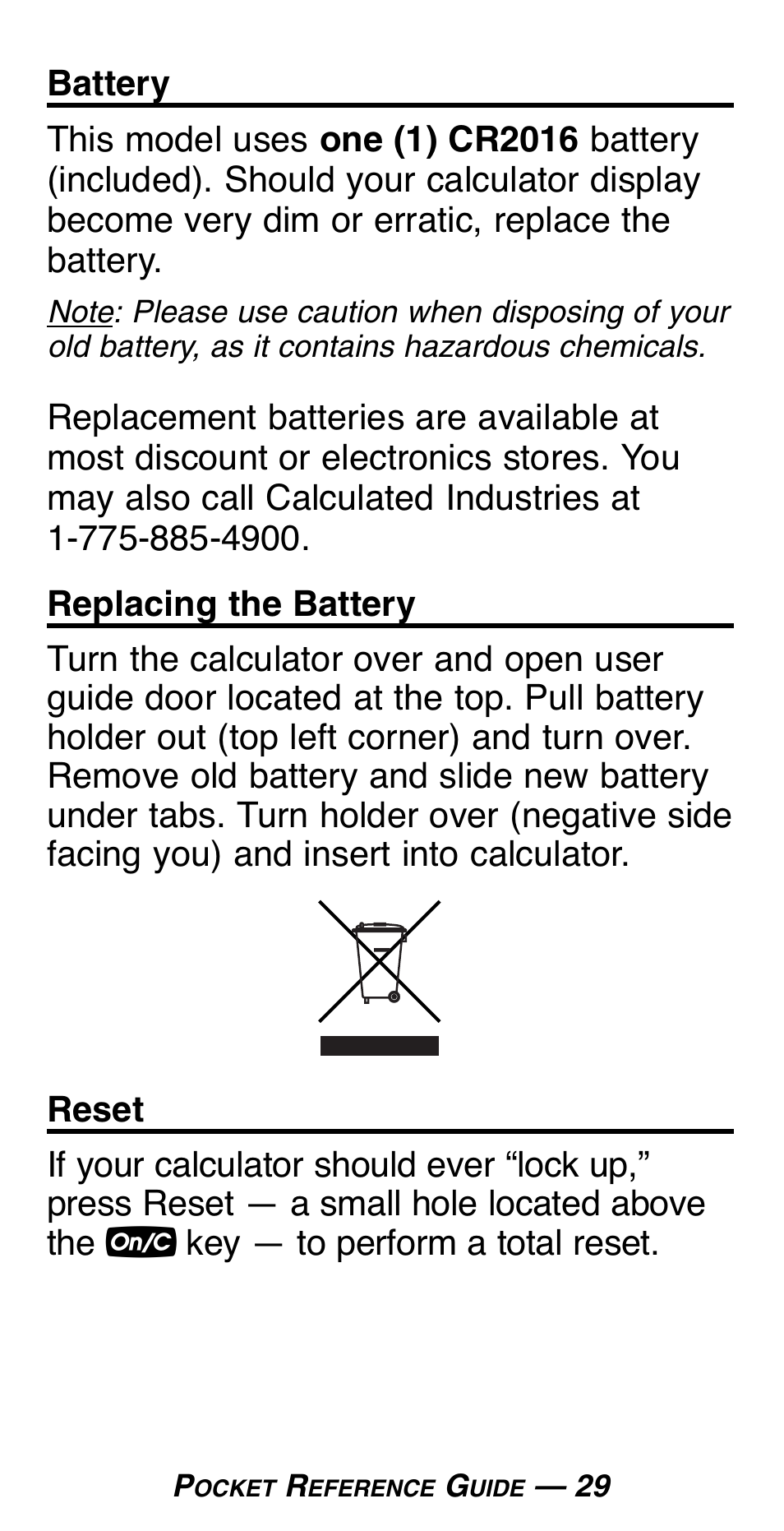 Calculated Industries 4019 User Manual | Page 33 / 40