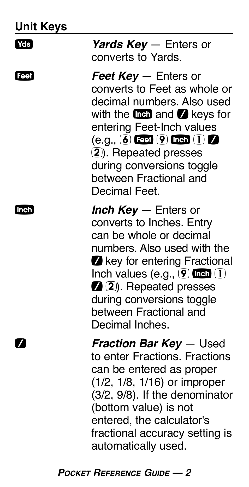 Calculated Industries 4019 User Manual | Page 6 / 40