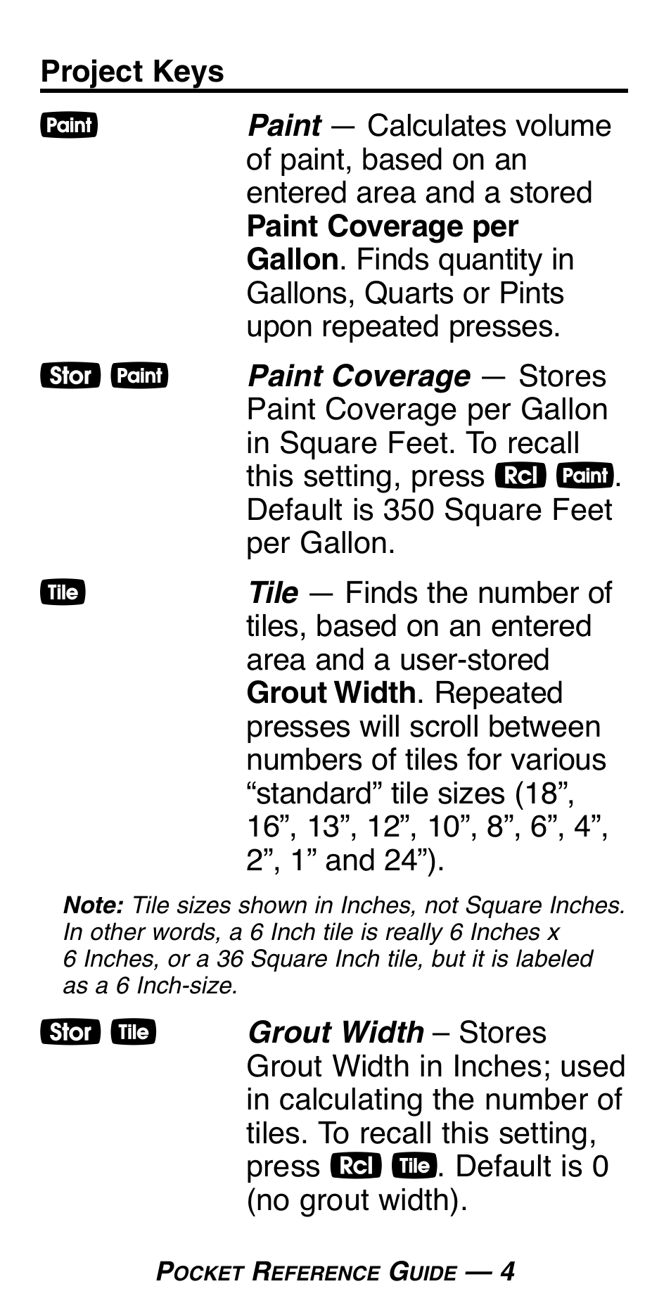 Calculated Industries 4019 User Manual | Page 8 / 40