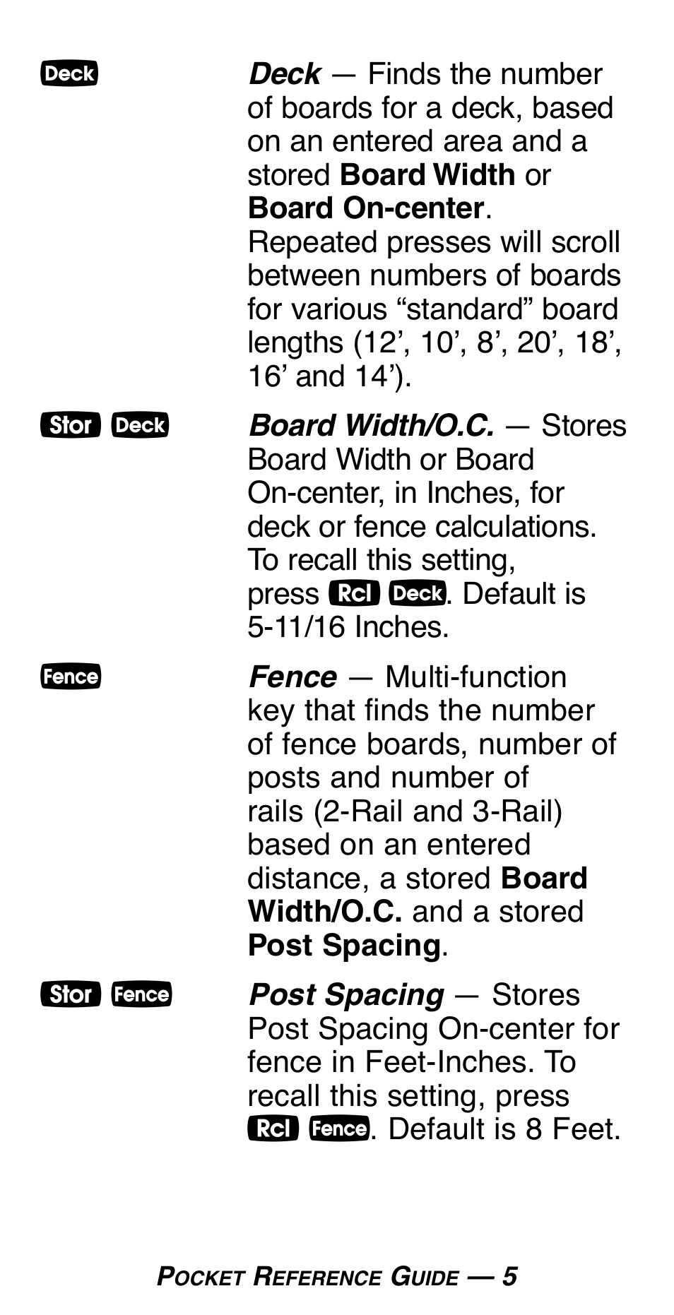 Calculated Industries 4019 User Manual | Page 9 / 40
