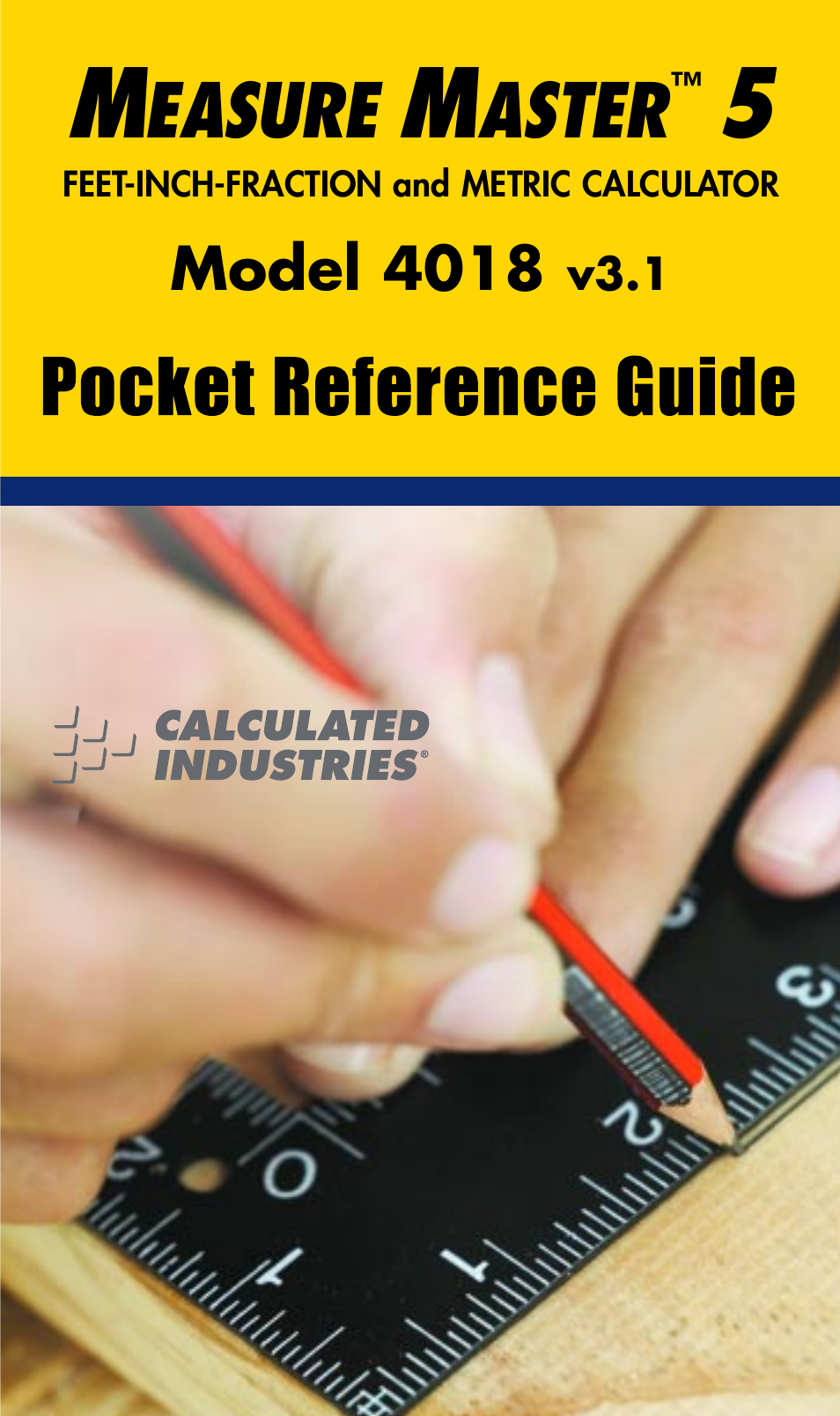 Calculated Industries 4018 User Manual | 38 pages