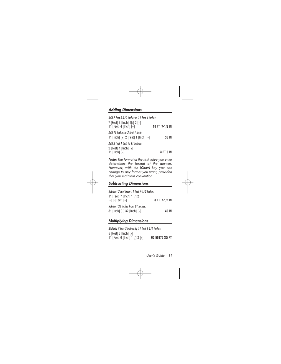 Calculated Industries 4015 User Manual | Page 11 / 84