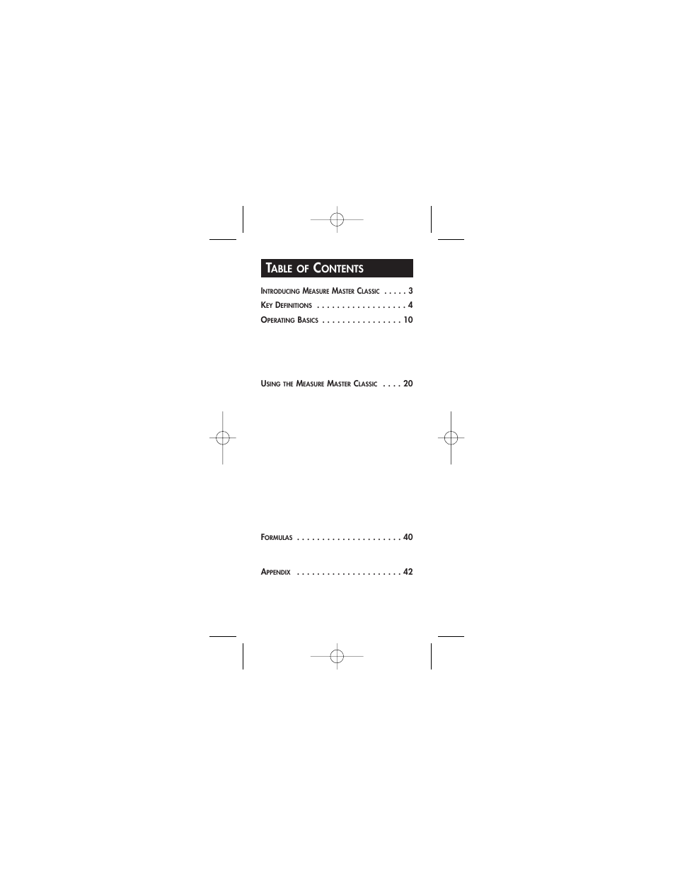 Able of, Ontents | Calculated Industries 4015 User Manual | Page 2 / 84