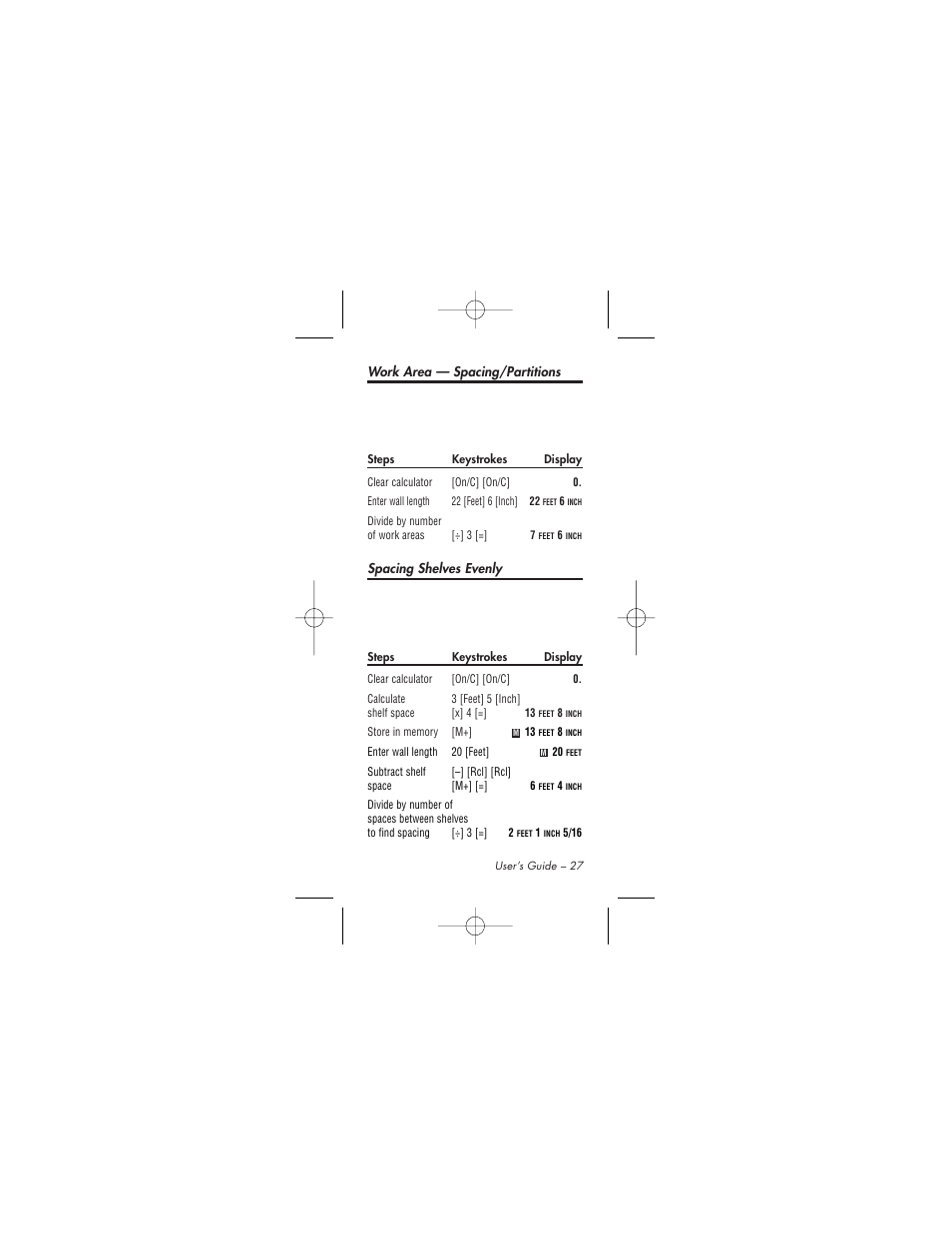 Calculated Industries 4015 User Manual | Page 27 / 84