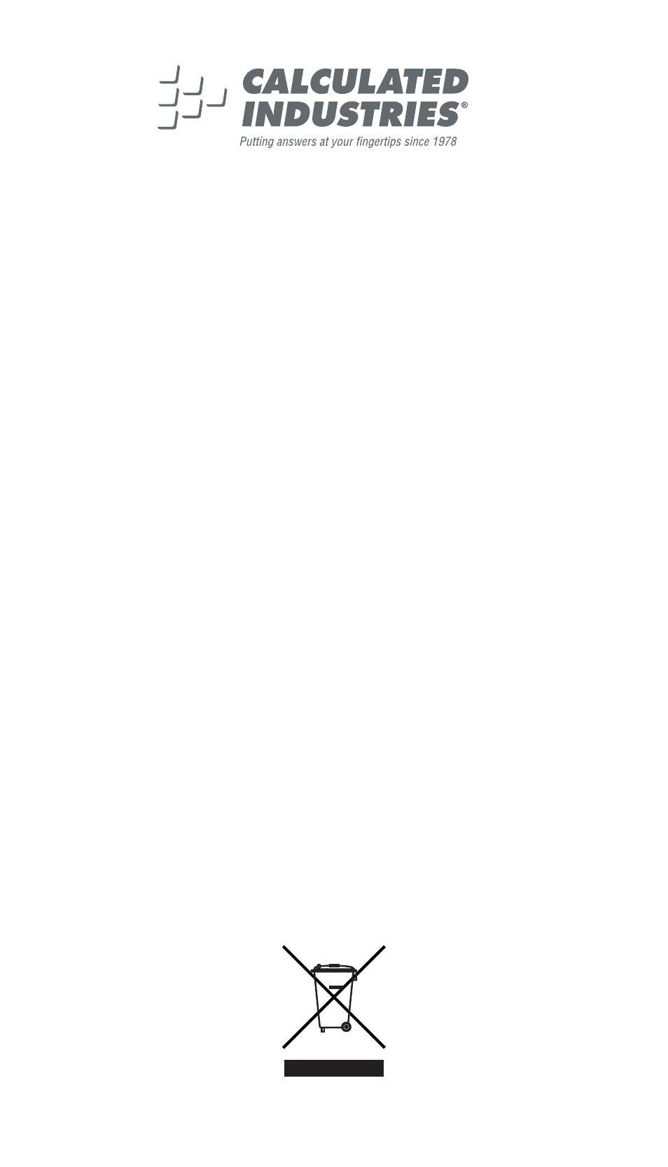 Calculated Industries 4020 User Manual | Page 39 / 39